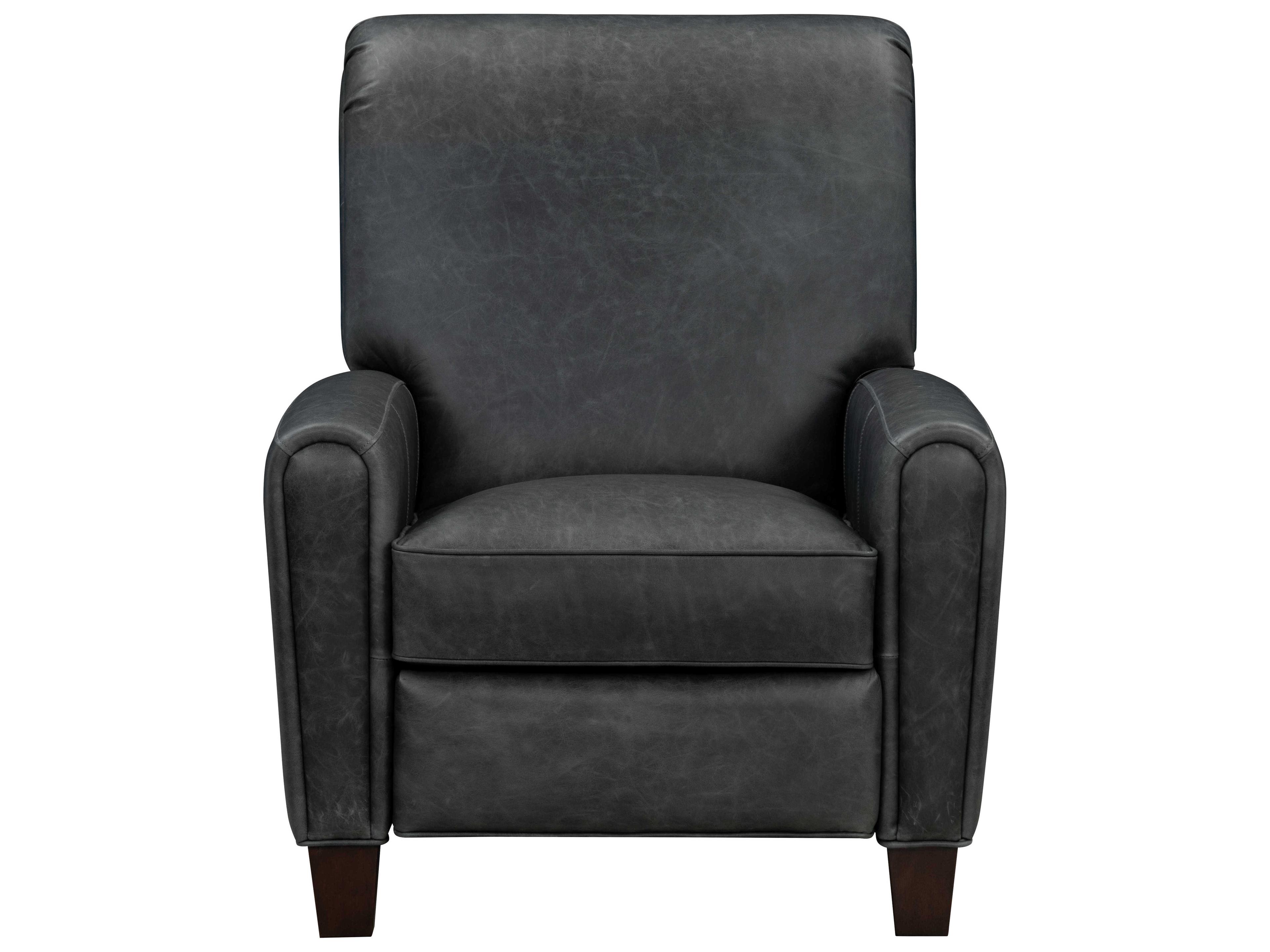 Barcalounger Vintage Harrington Clifton Gray Leather Recliner