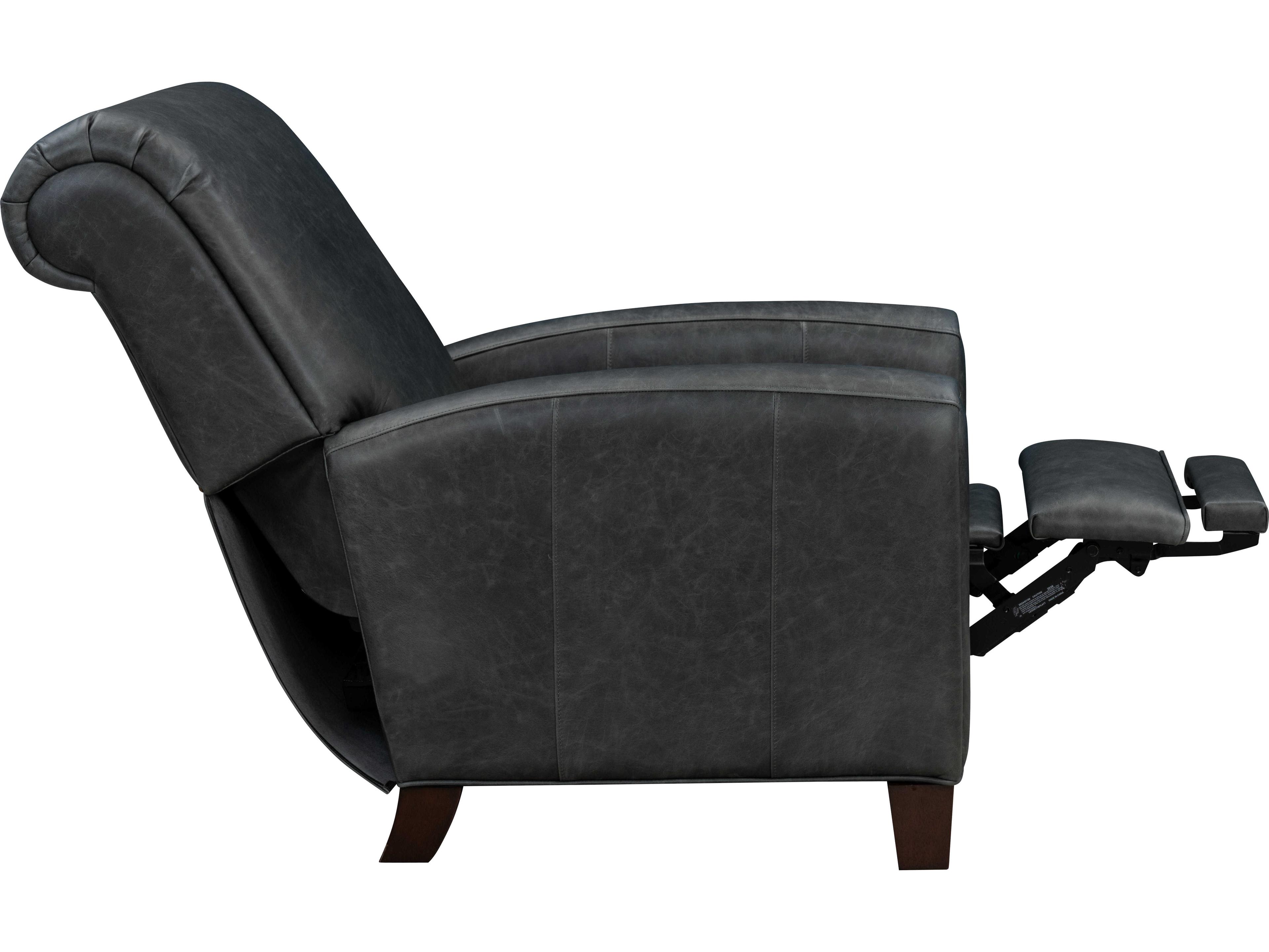 Barcalounger Vintage Harrington Clifton Gray Leather Recliner