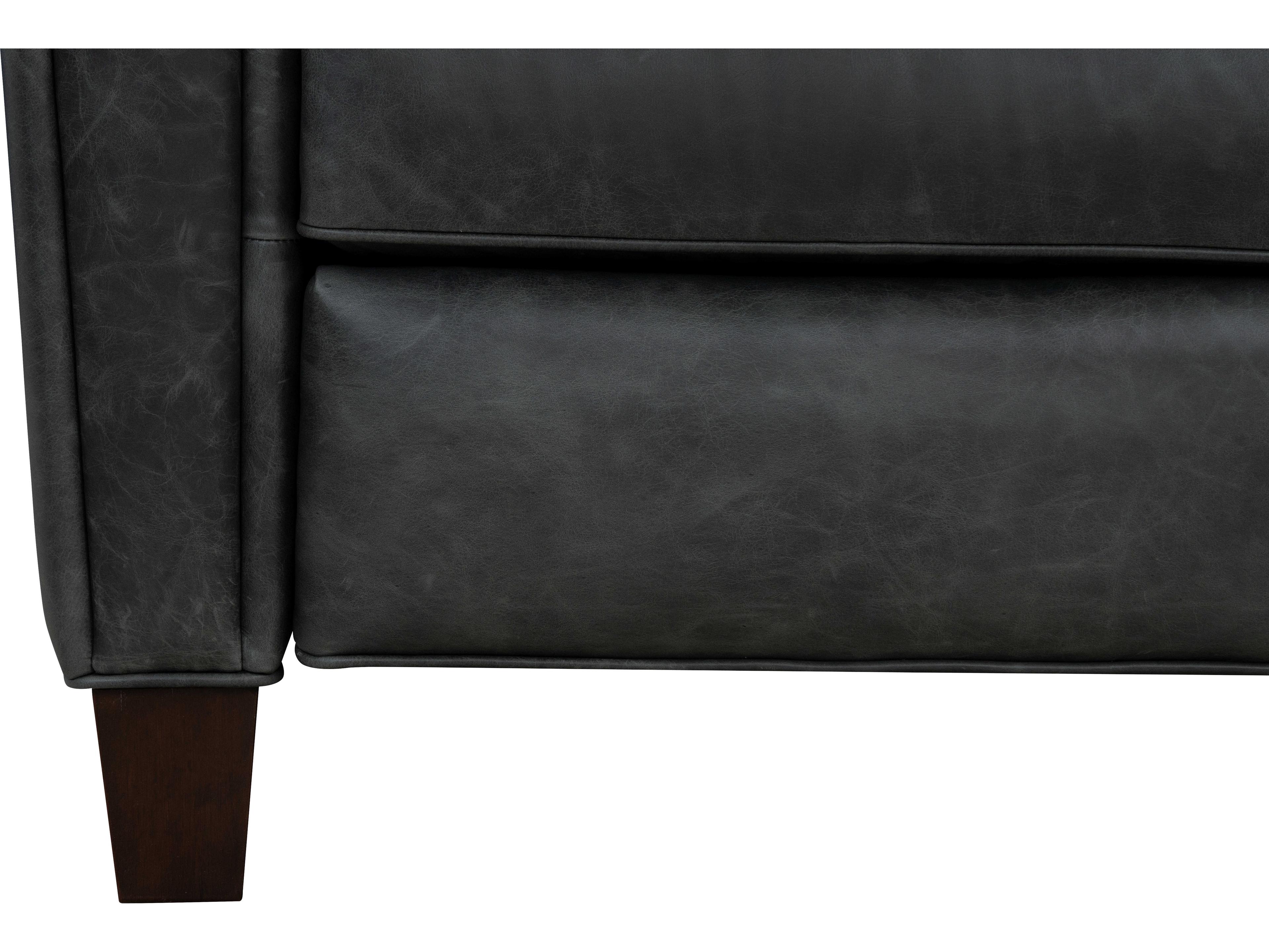 Barcalounger Vintage Harrington Clifton Gray Leather Recliner