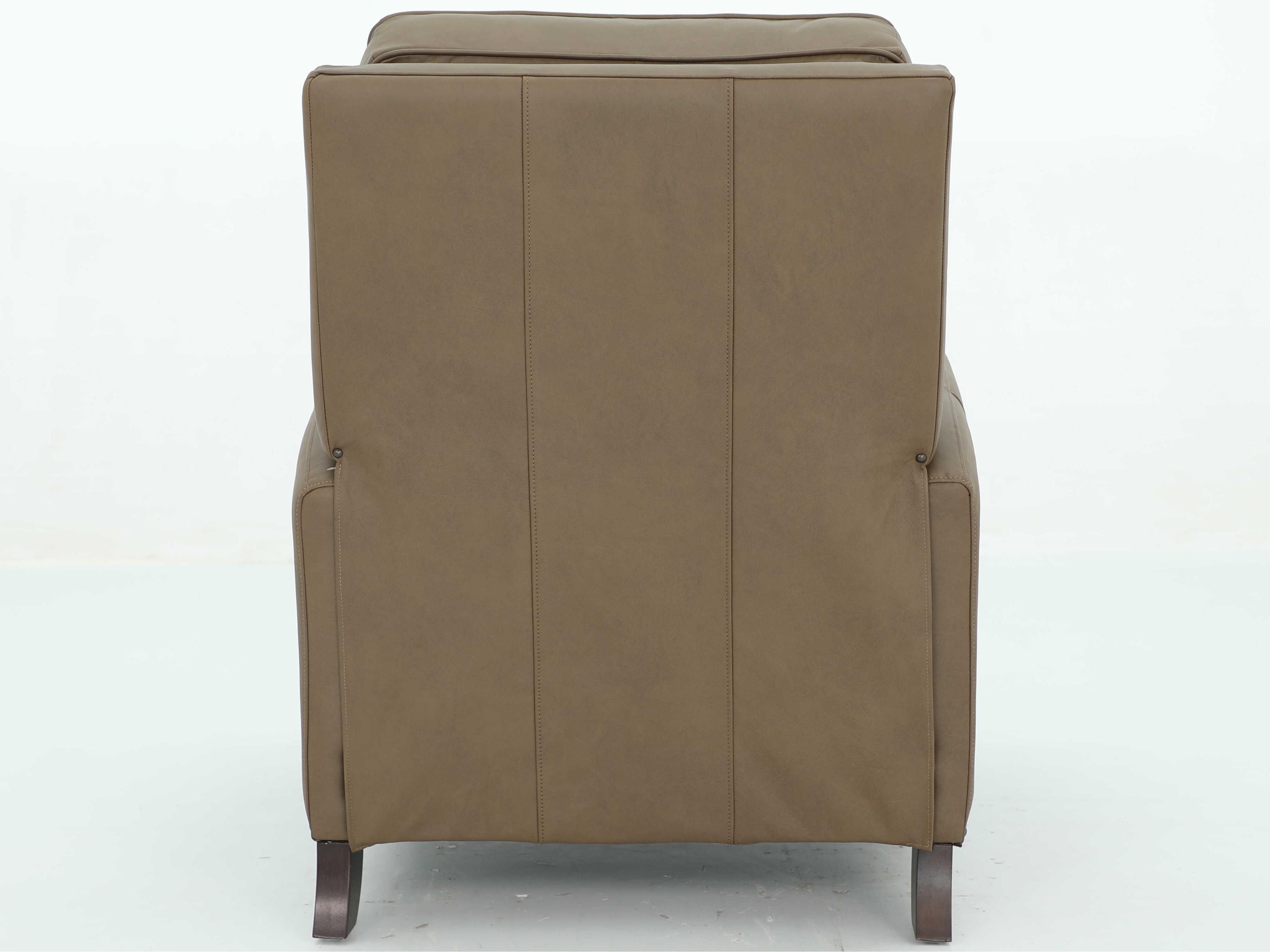 Barcalounger Vintage Melrose Cashmere Taupe Tan Leather Recliner