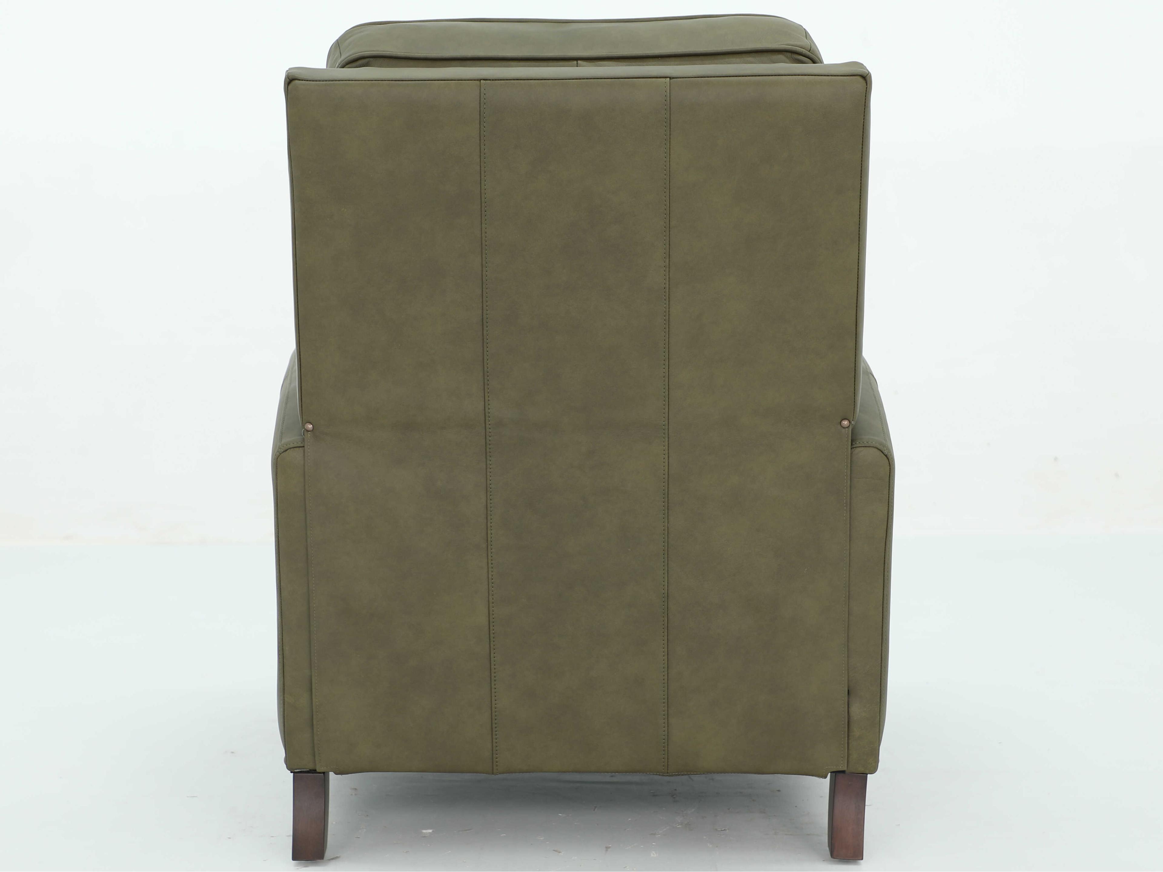 Barcalounger Vintage Melrose Oasis Olive Green Leather Recliner