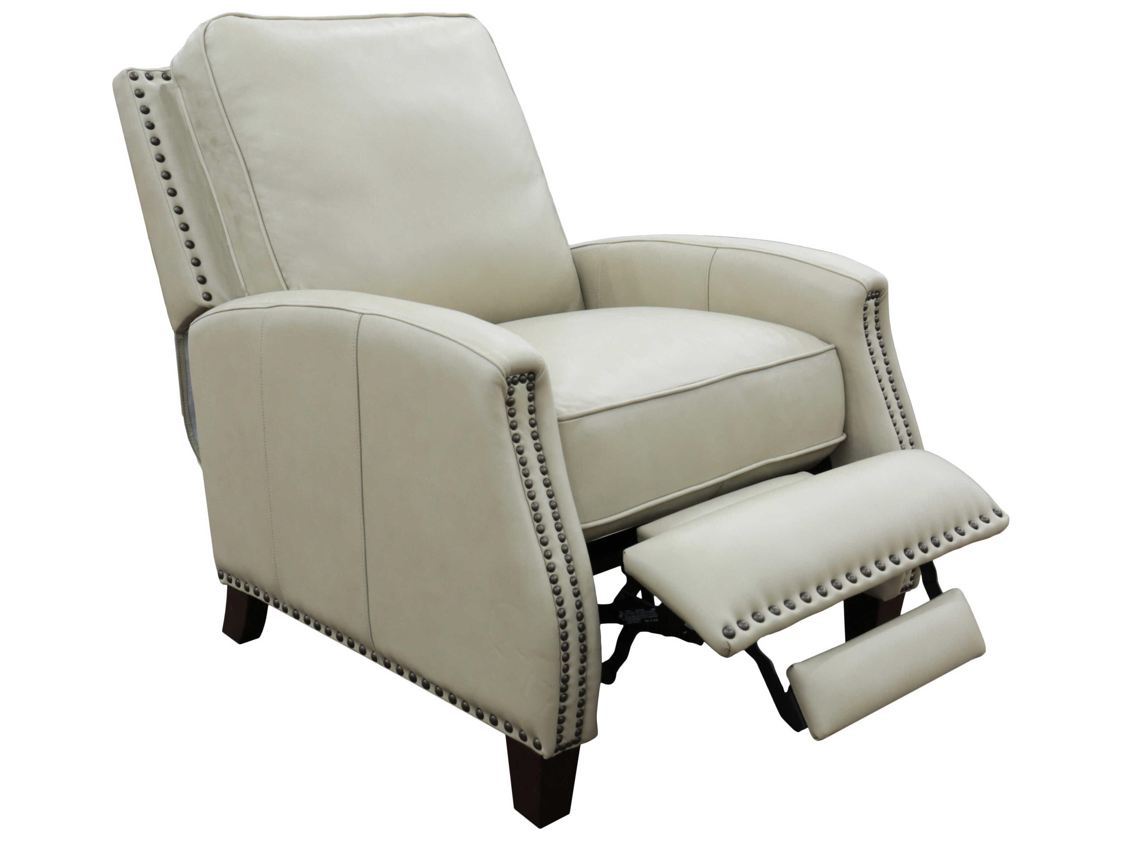 Barcalounger Vintage Melrose Shoreham Cream Leather Recliner