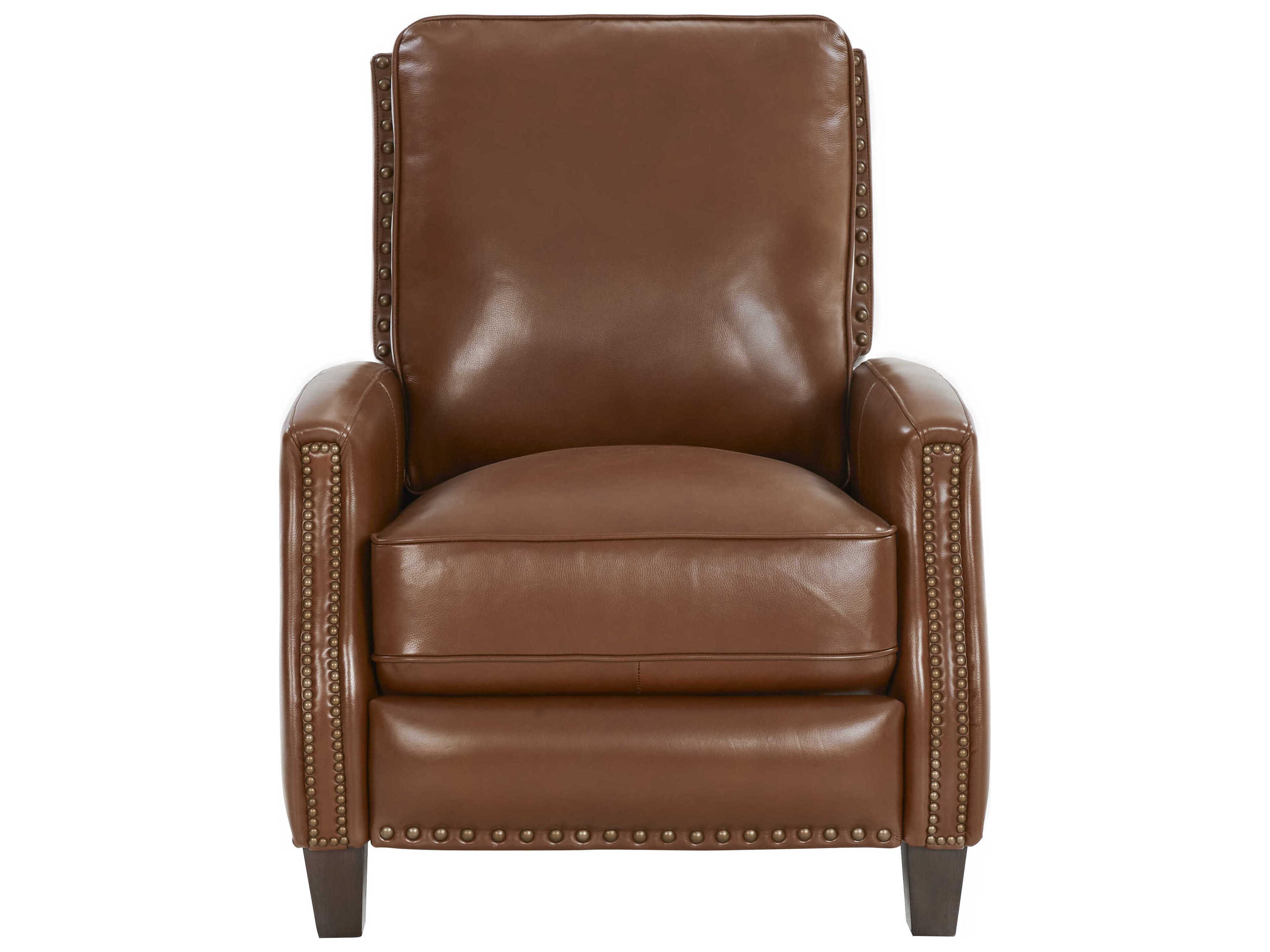 Barcalounger Vintage Melrose Colchester Bitters Brown Leather Recliner