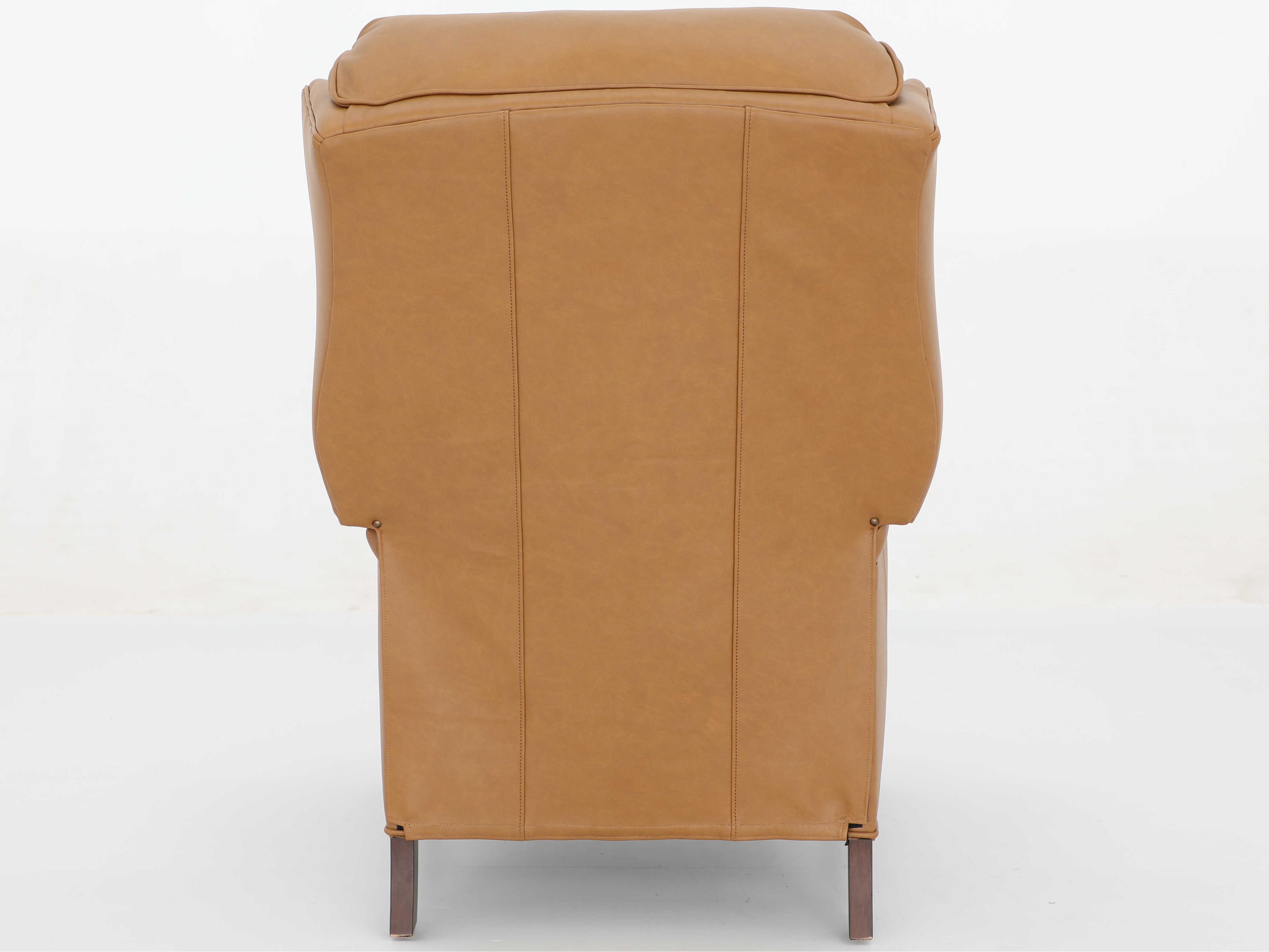 Barcalounger Vintage Danbury Santa Fe Brandy Tan Leather Recliner