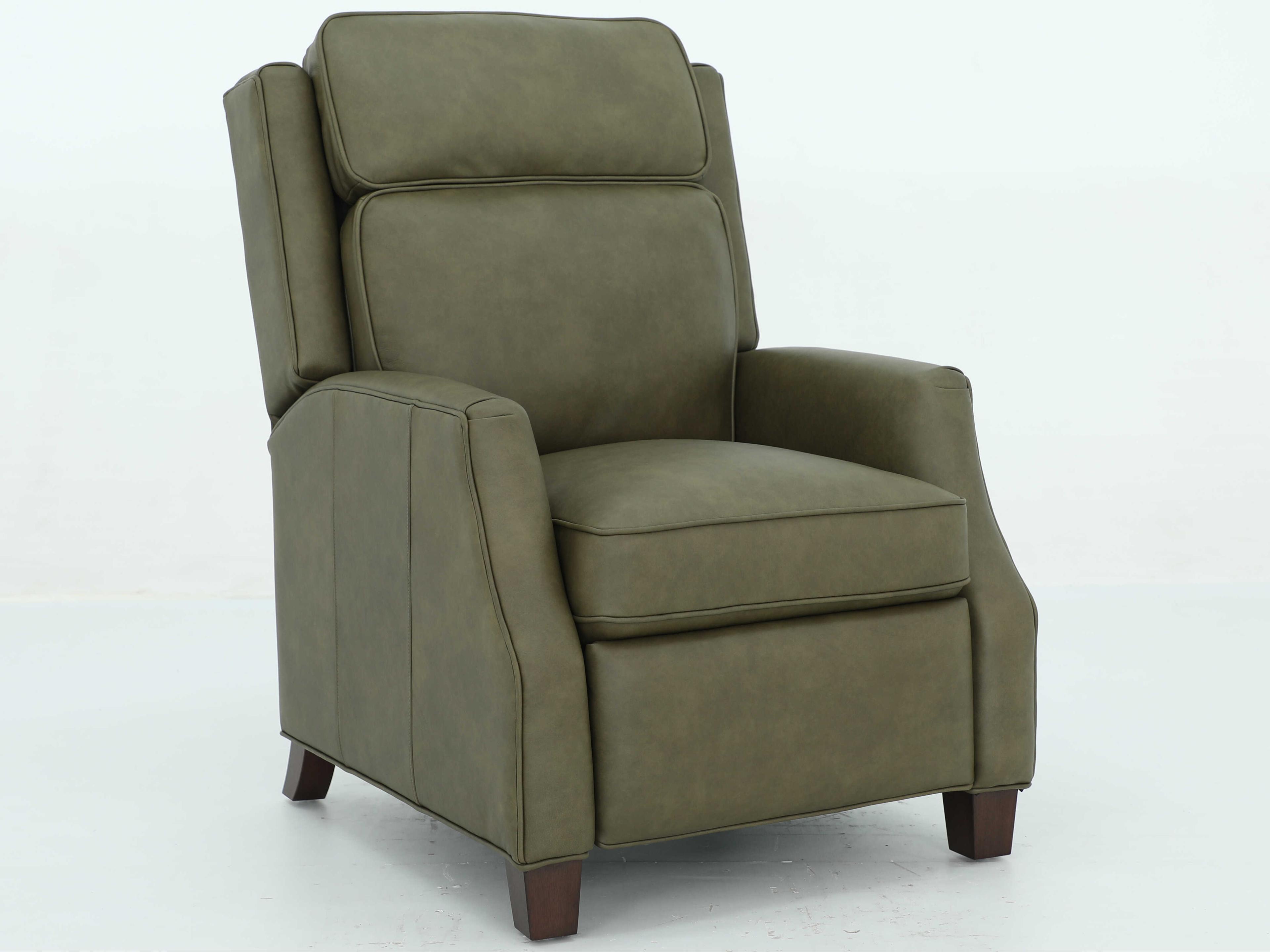 Vintage Nixon Oasis Olive Green Leather Recliner