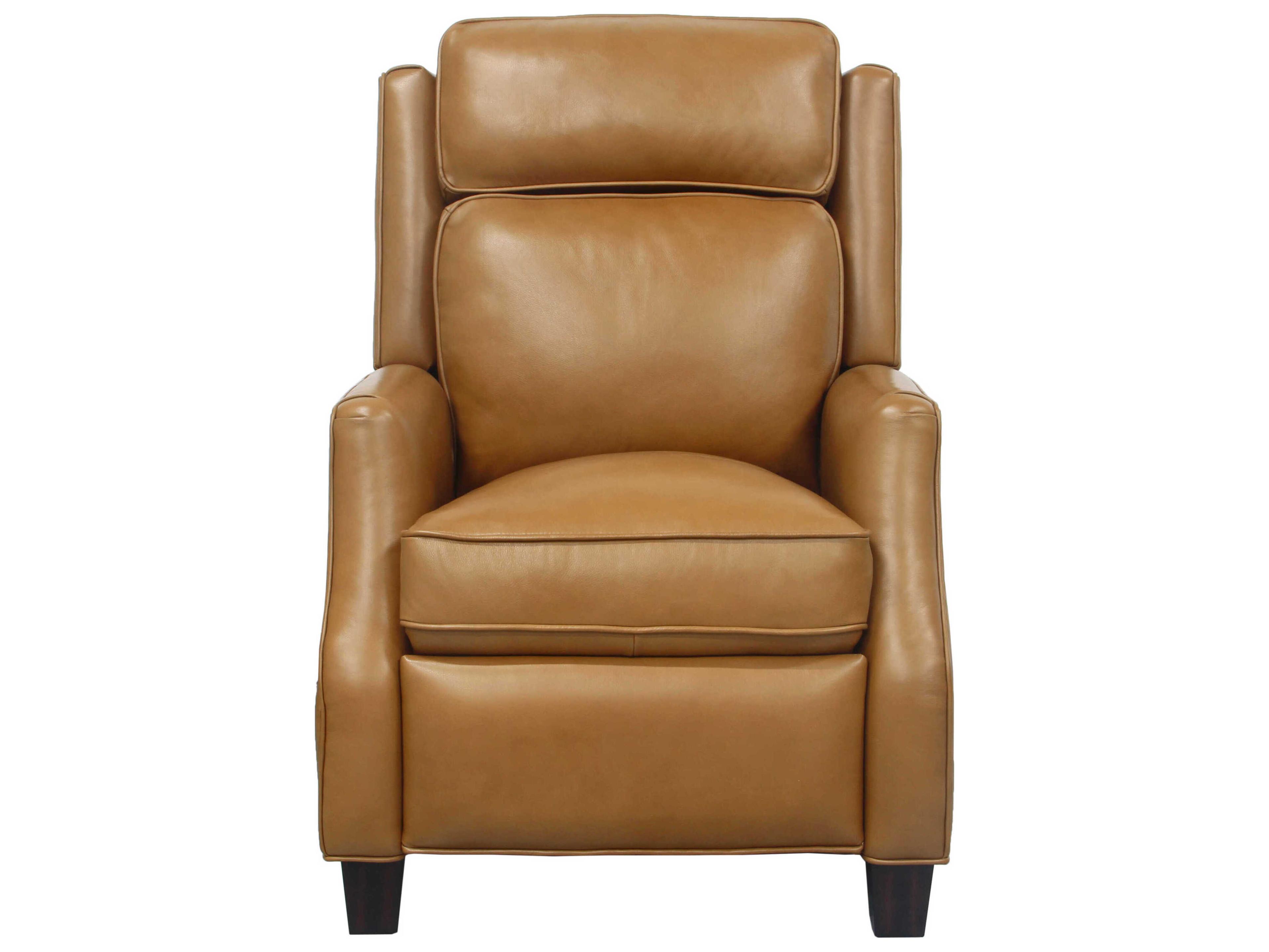 Barcalounger Vintage Nixon Shoreham Ponytail Tan Leather Recliner