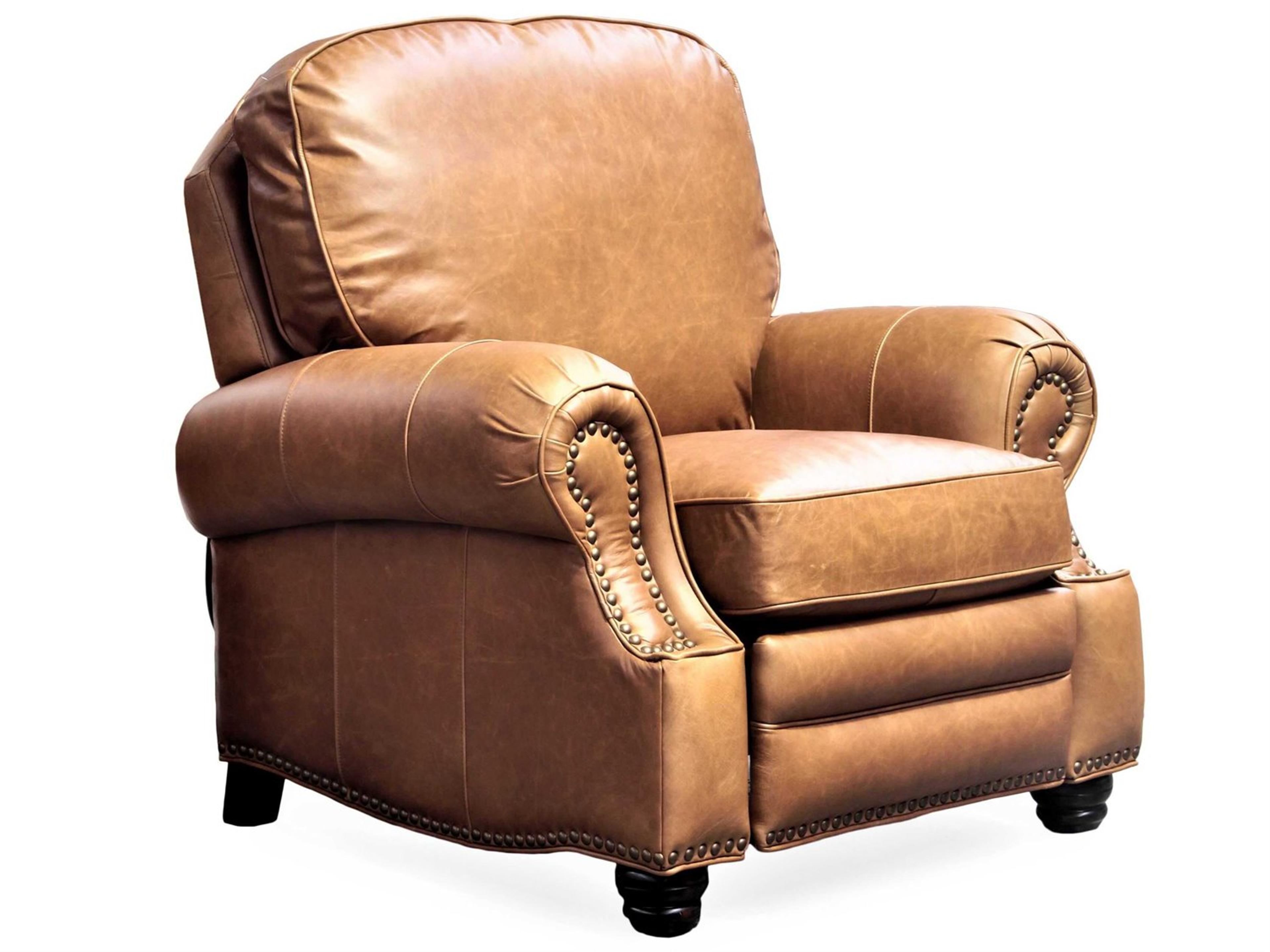 Vintage Longhorn Chaps Saddle Brown Leather Recliner