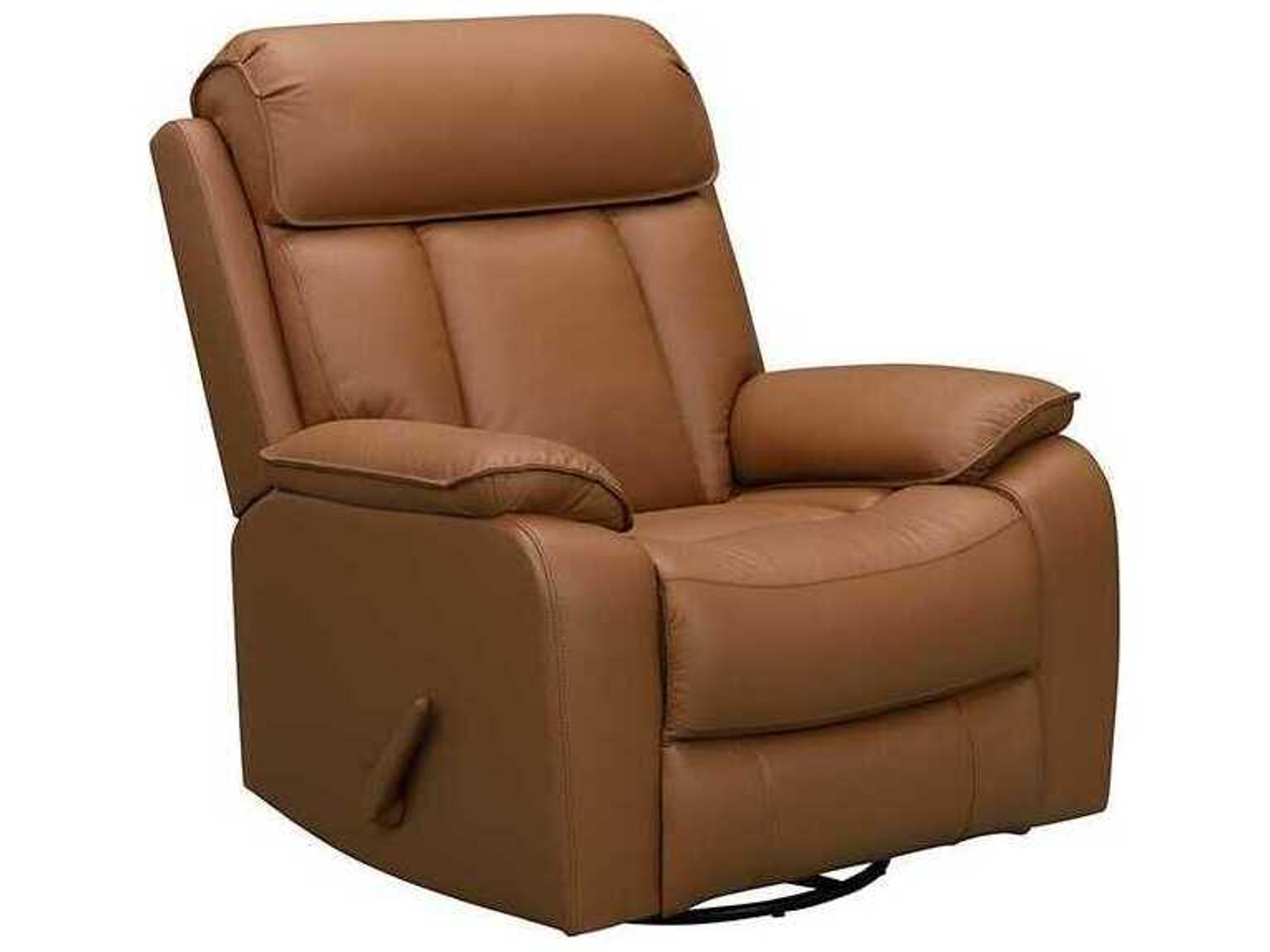Modern Expressions Mac Caleigh Sand Brown Faux Leather Recliner