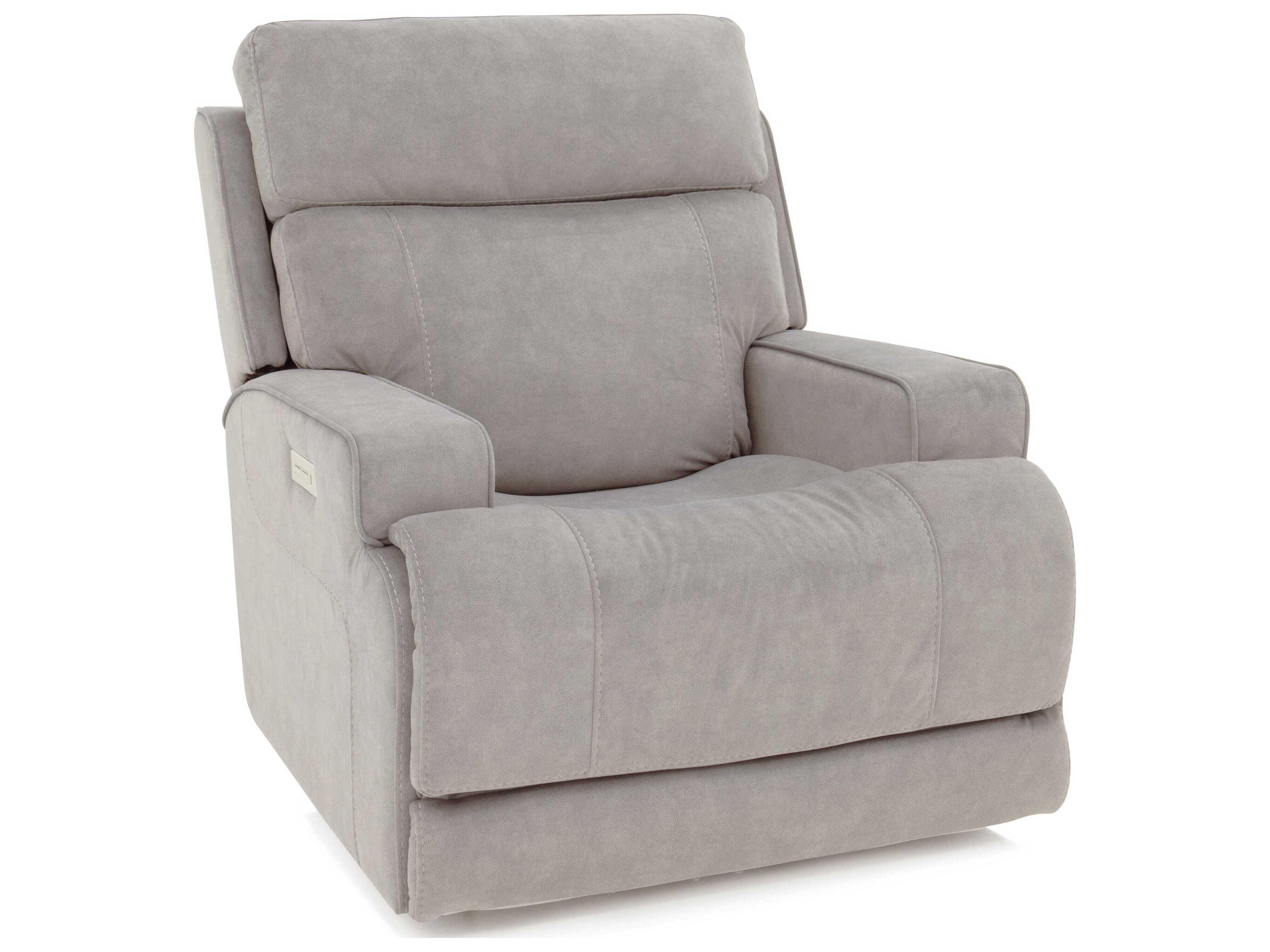 Ashbee Zero Gravity Power Recliner in Arula Dove Microfiber