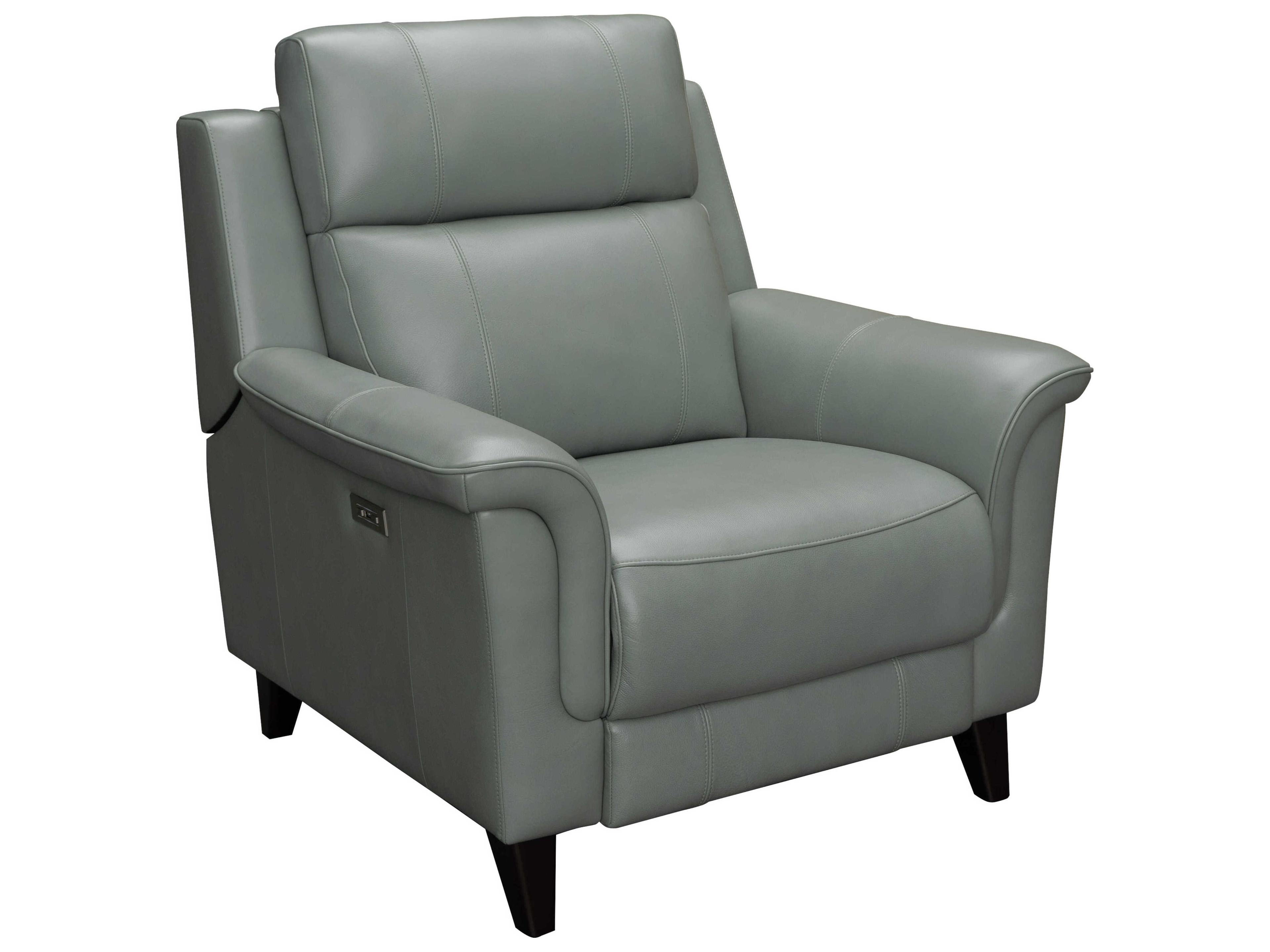 Modern Expressions Kester Lorenzo Mint Green Faux Leather Recliner