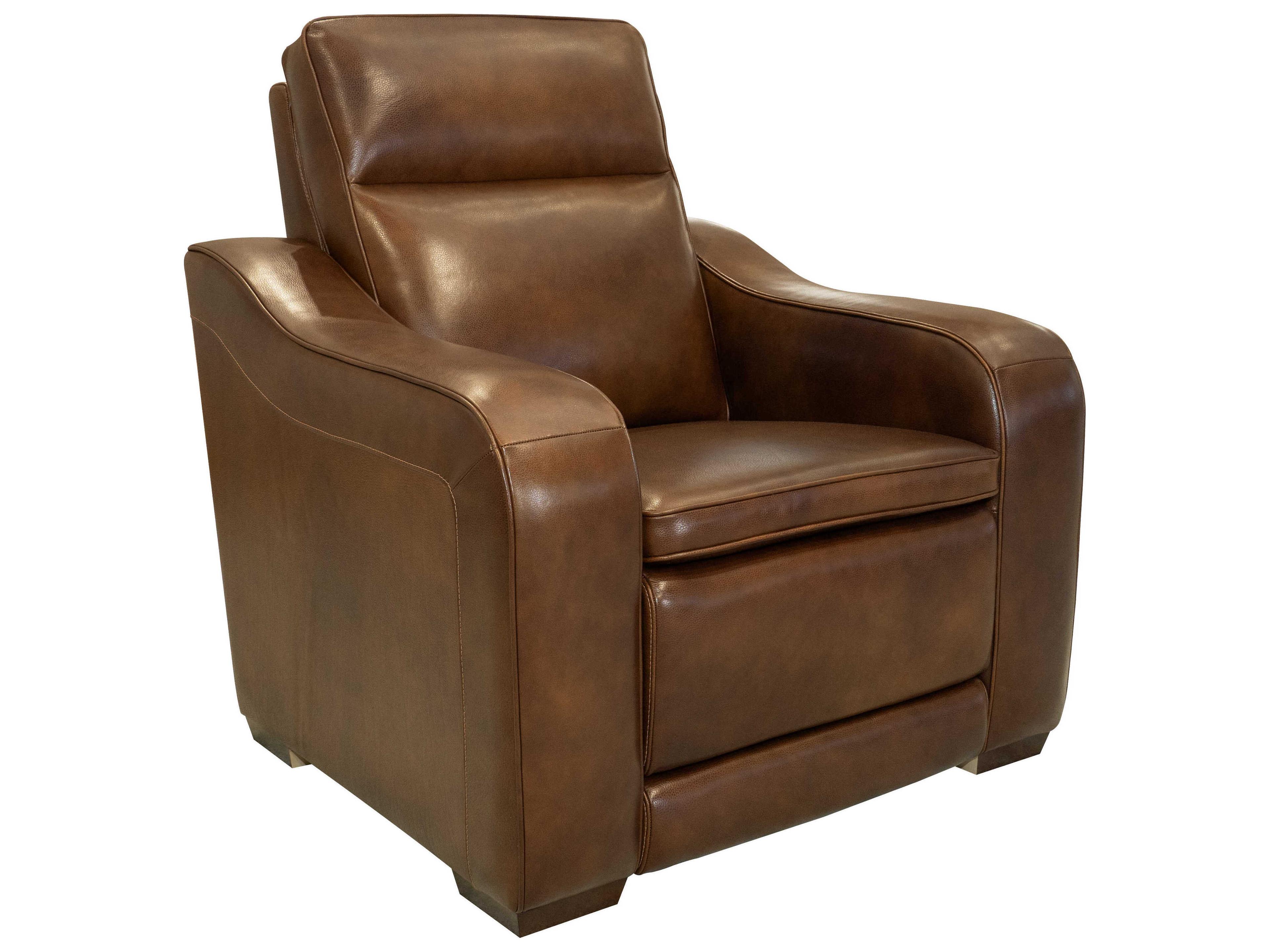 Modern Expressions Grady Lexington Cocoa Brown Faux Leather Recliner