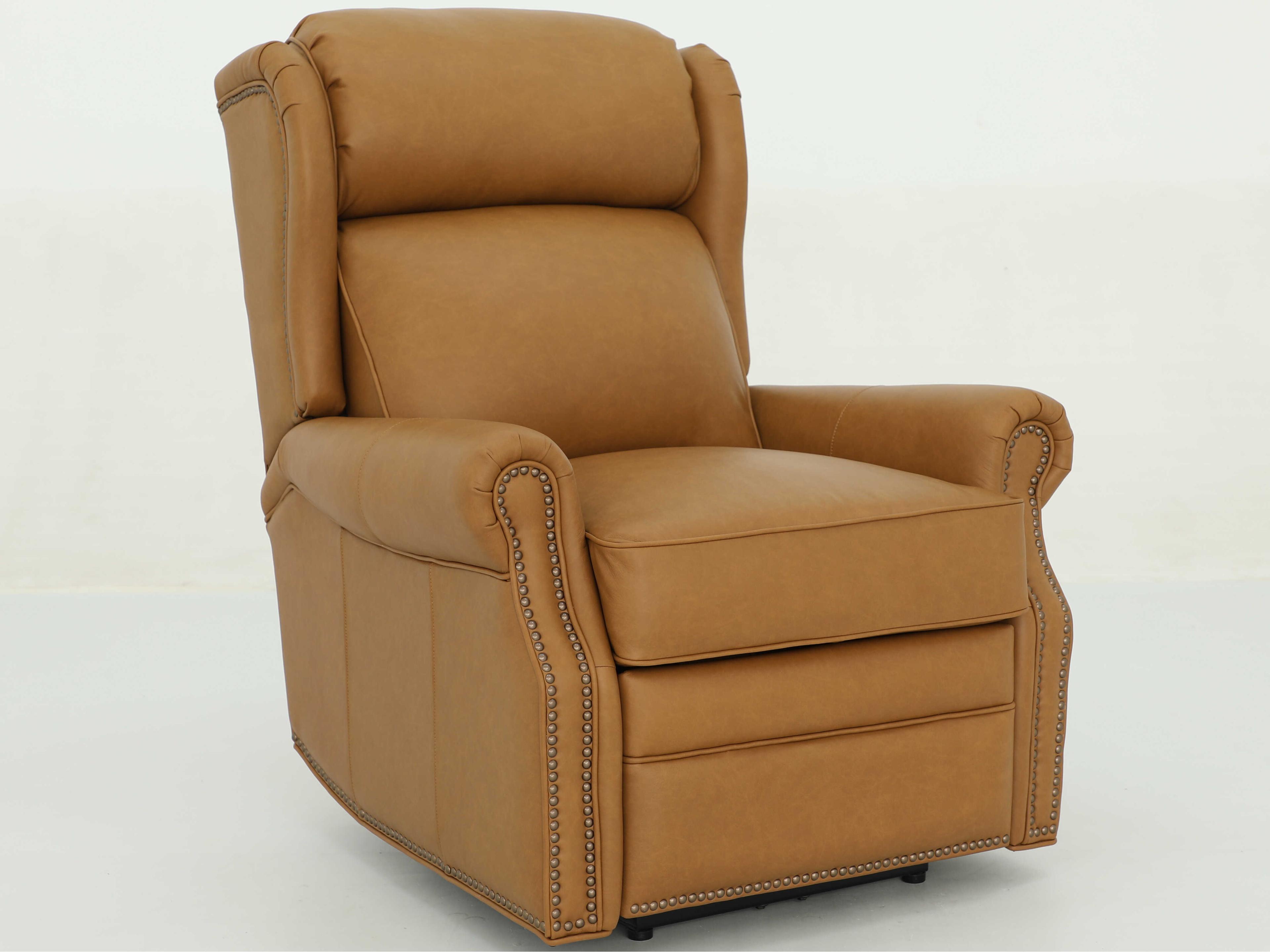 Vintage Gabby Santa Fe Brandy Brown Leather Recliner
