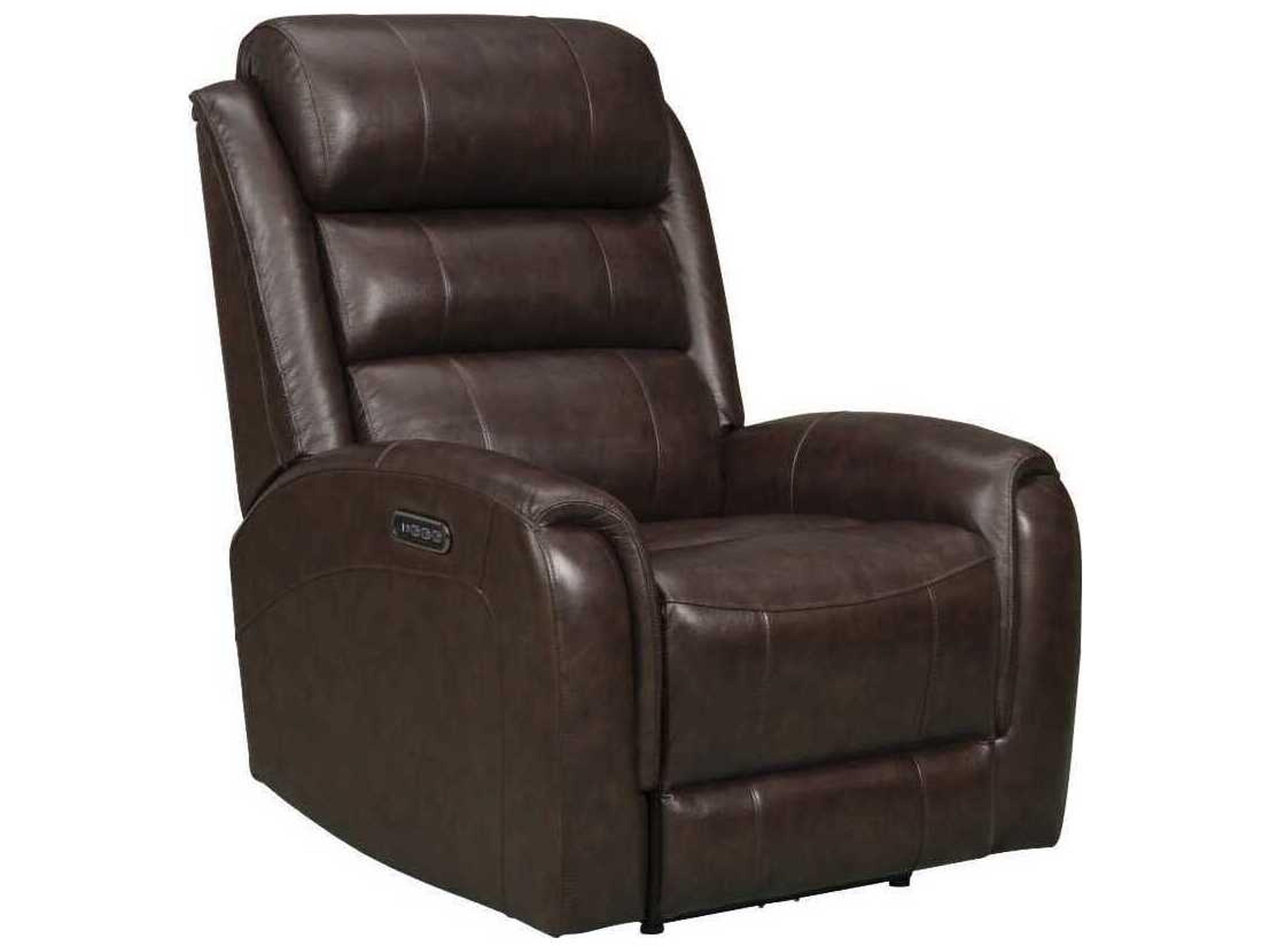 Modern Expressions Monterey Lux Brown Faux Leather Recliner