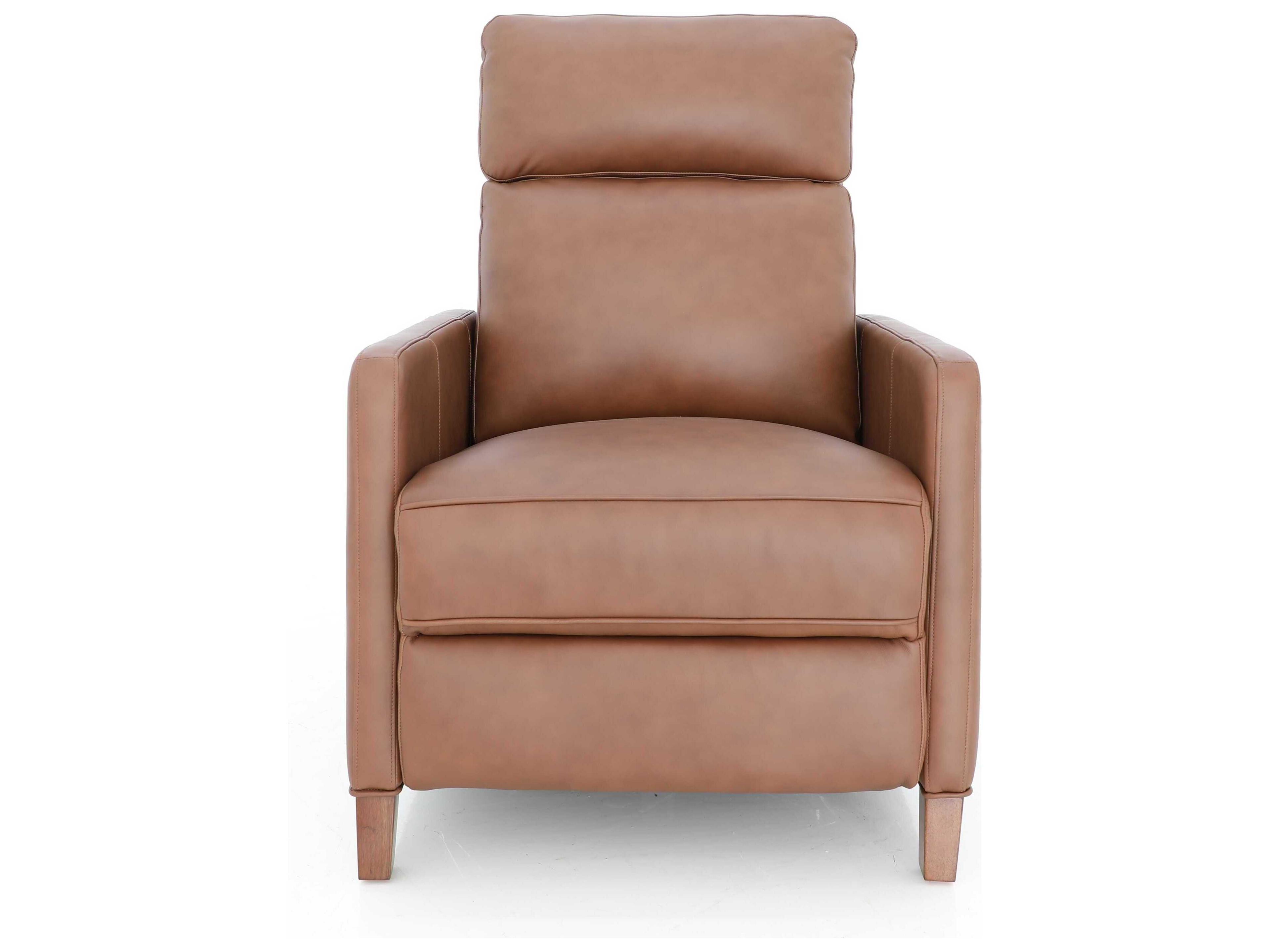 Barcalounger Zero Gravity James Dobbs Saddle Brown Leather Recliner