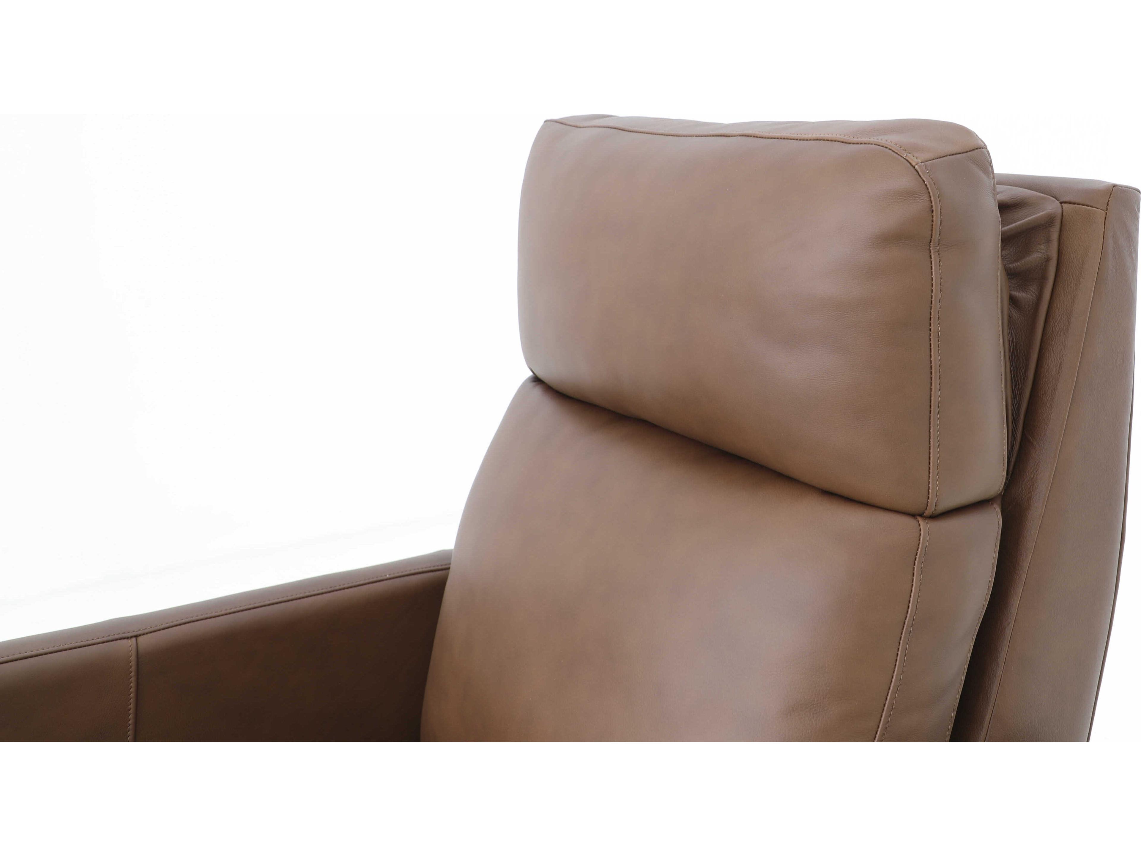Barcalounger Zero Gravity James Dobbs Saddle Brown Leather Recliner