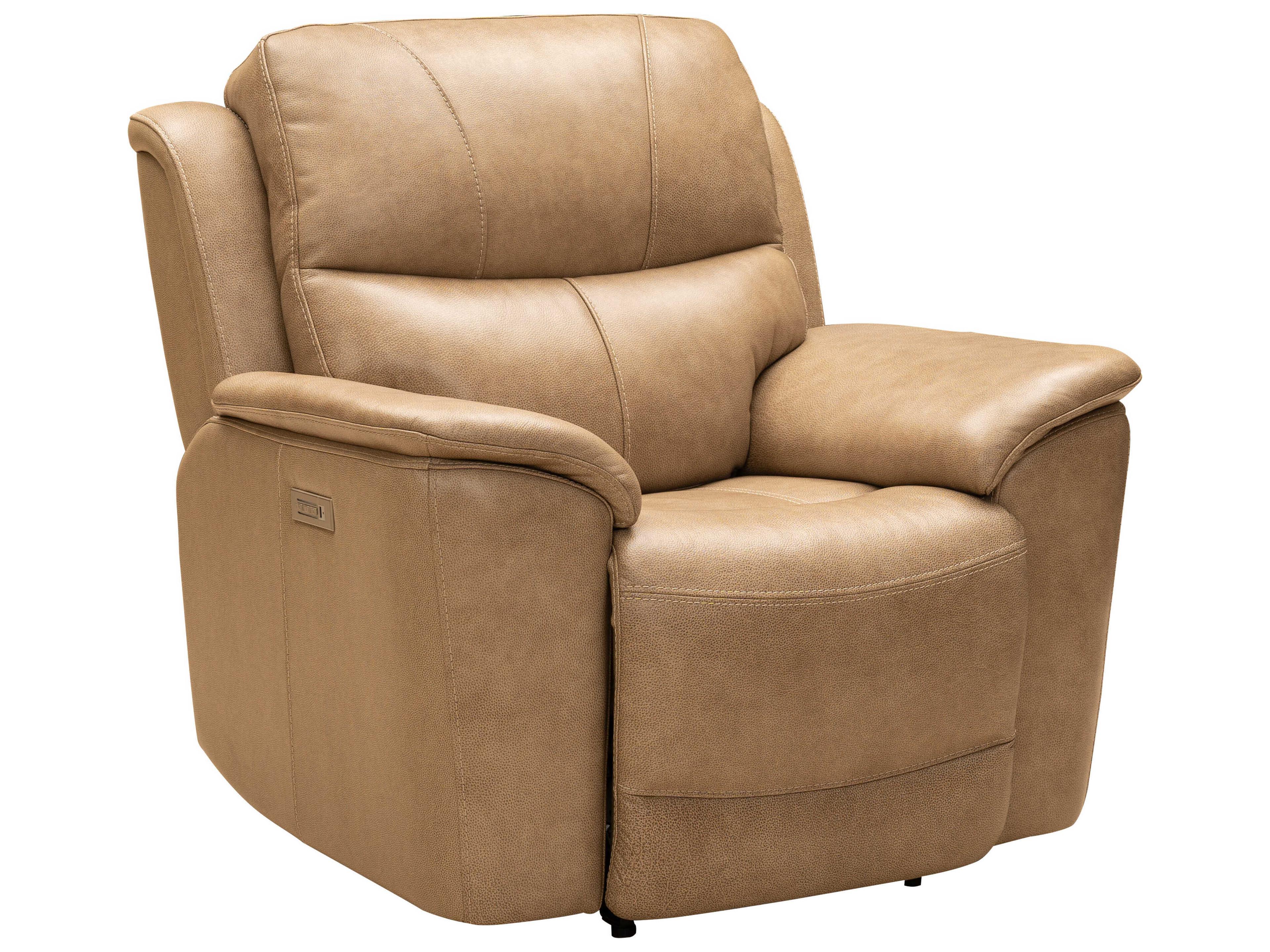 Modern Expressions Kaden Elliott Taupe Tan Faux Leather Recliner