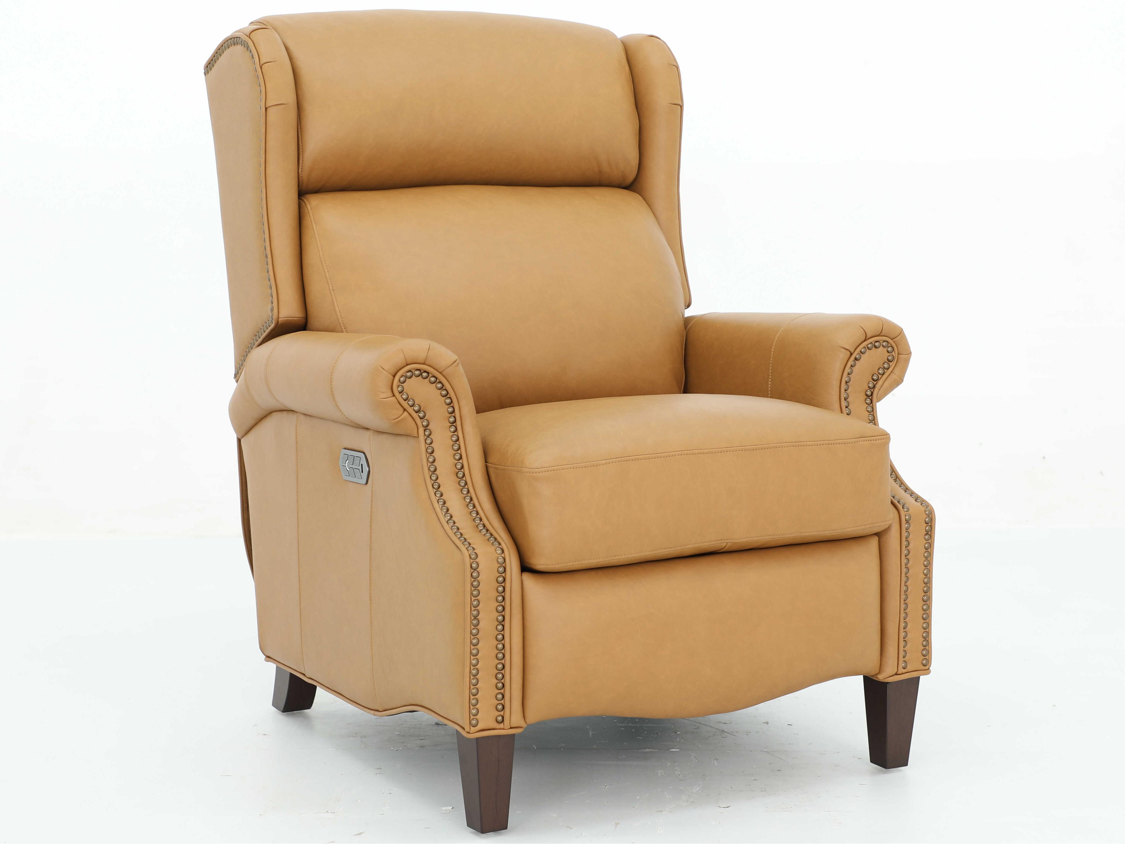 Vintage Philadelphia Santa Fe Brandy Tan Leather Recliner