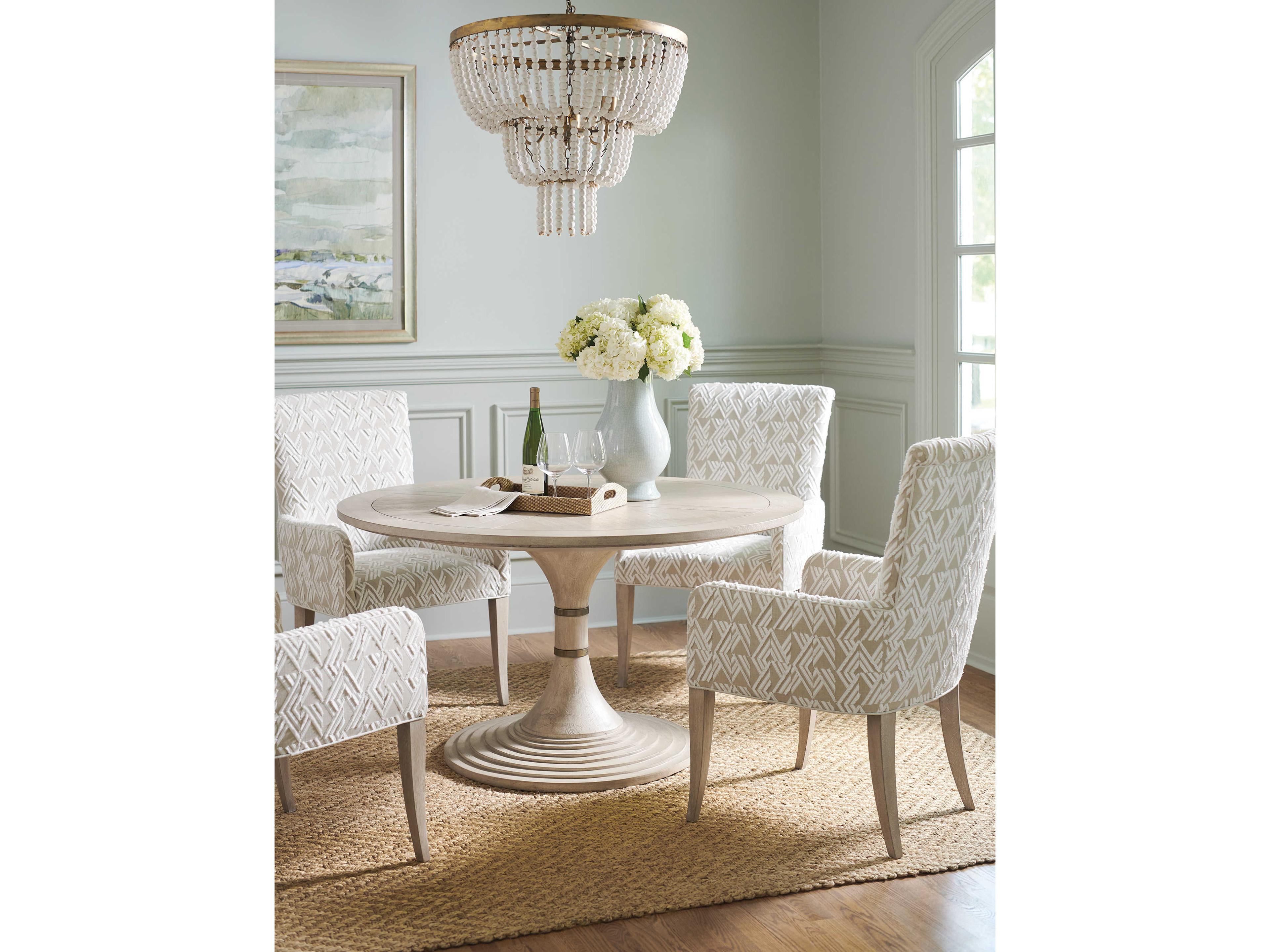Barclay Butera Malibu Kingsport Round Wood Dining Table