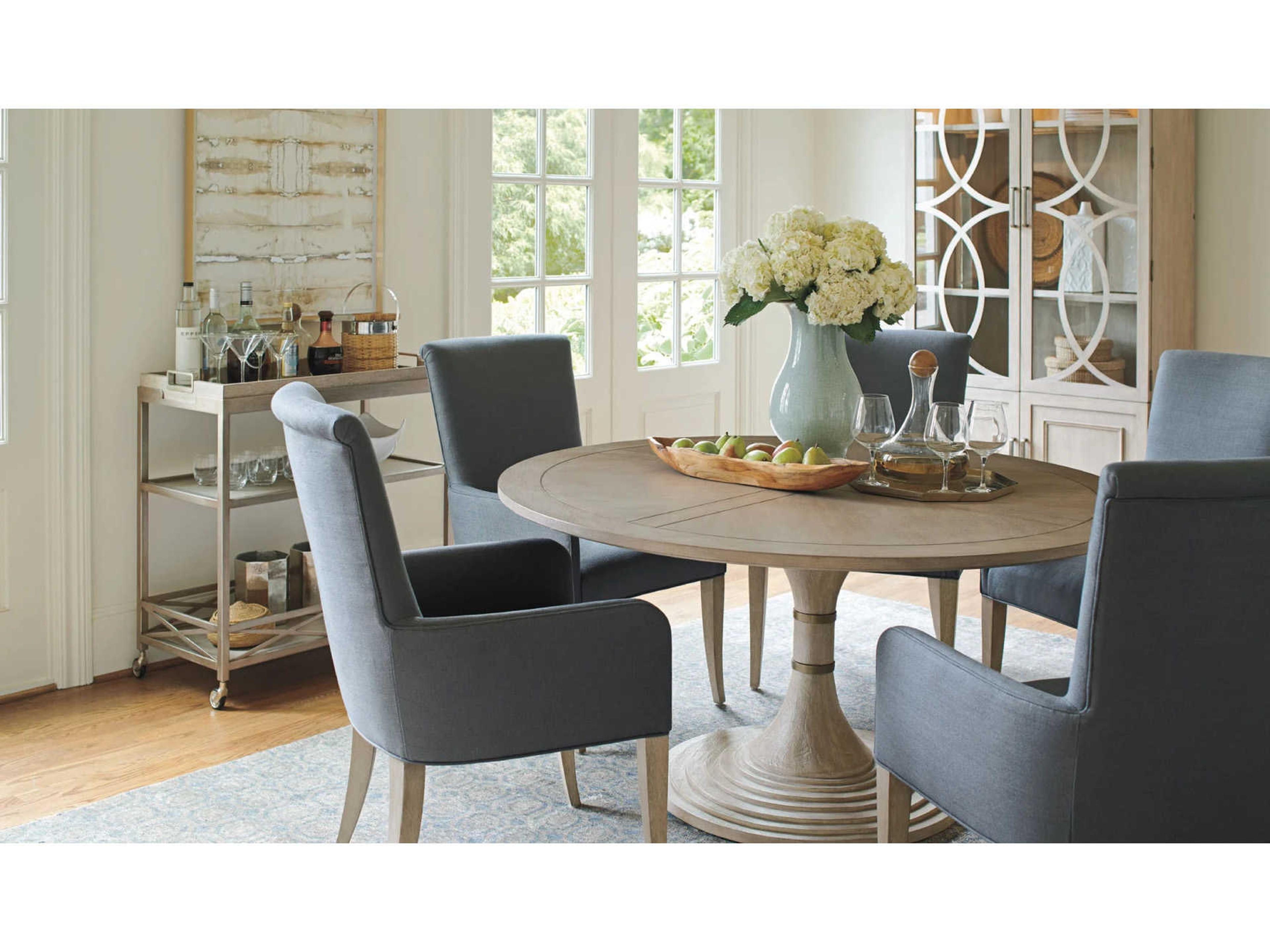 Barclay Butera Malibu Kingsport Round Wood Dining Table