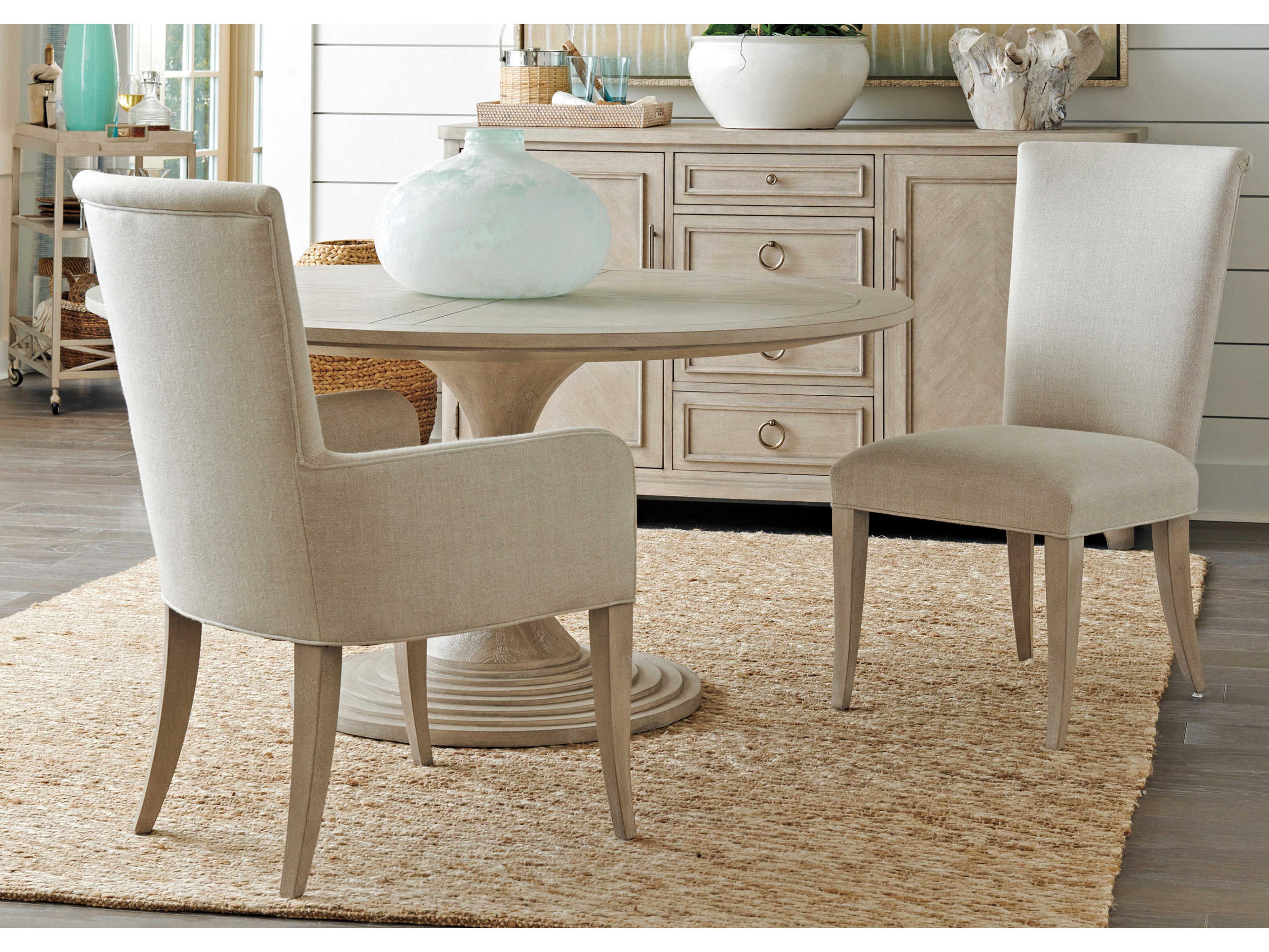 Barclay Butera Malibu Serra Brown Upholstered Side Dining Chair