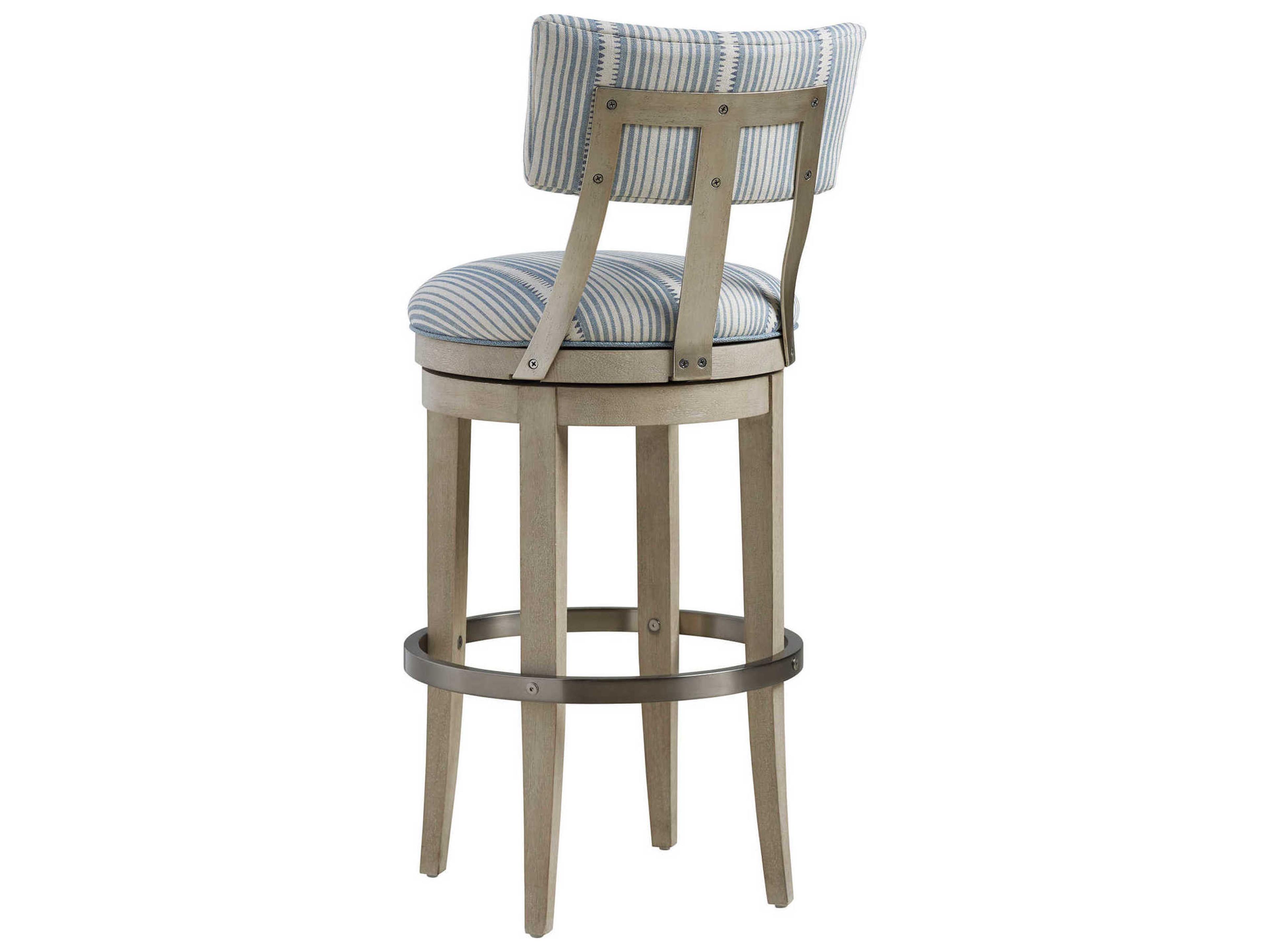 Barclay Butera Malibu Cliffside Swivel Bar Stool