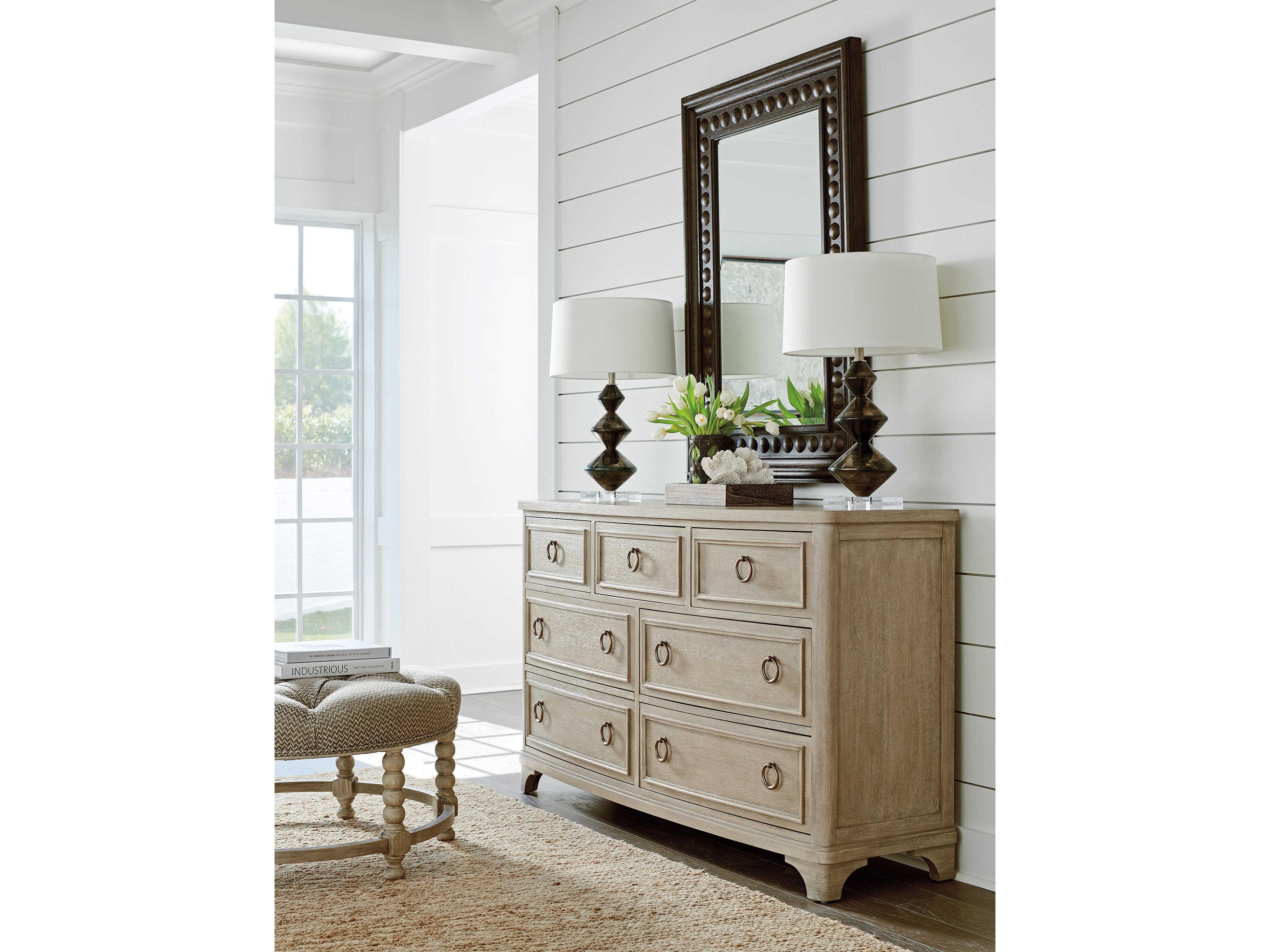 Barclay Butera Malibu Las Flores Rectangular Wall Mirror