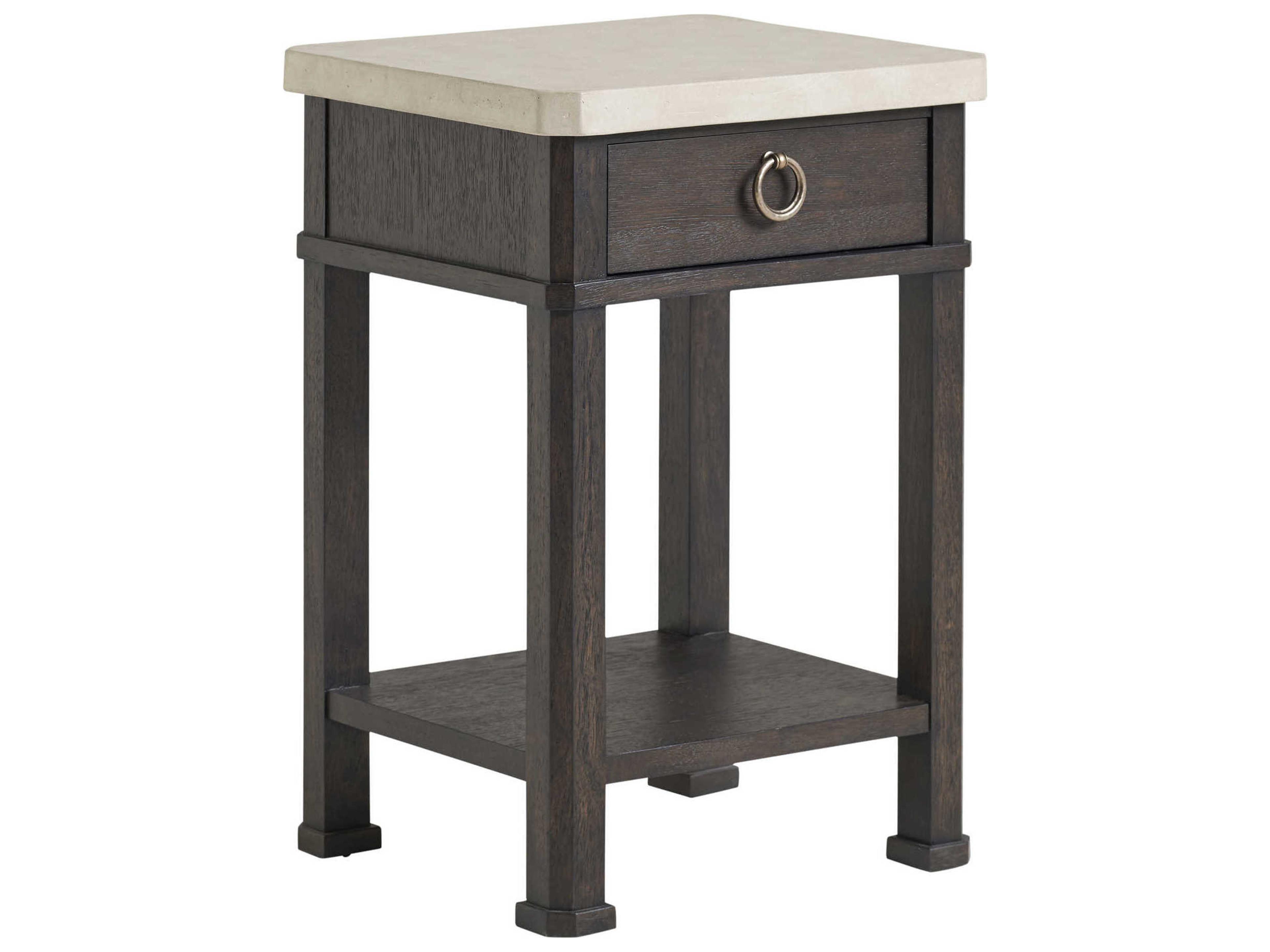 Malibu Escondido 1-Drawer Brown Nightstand