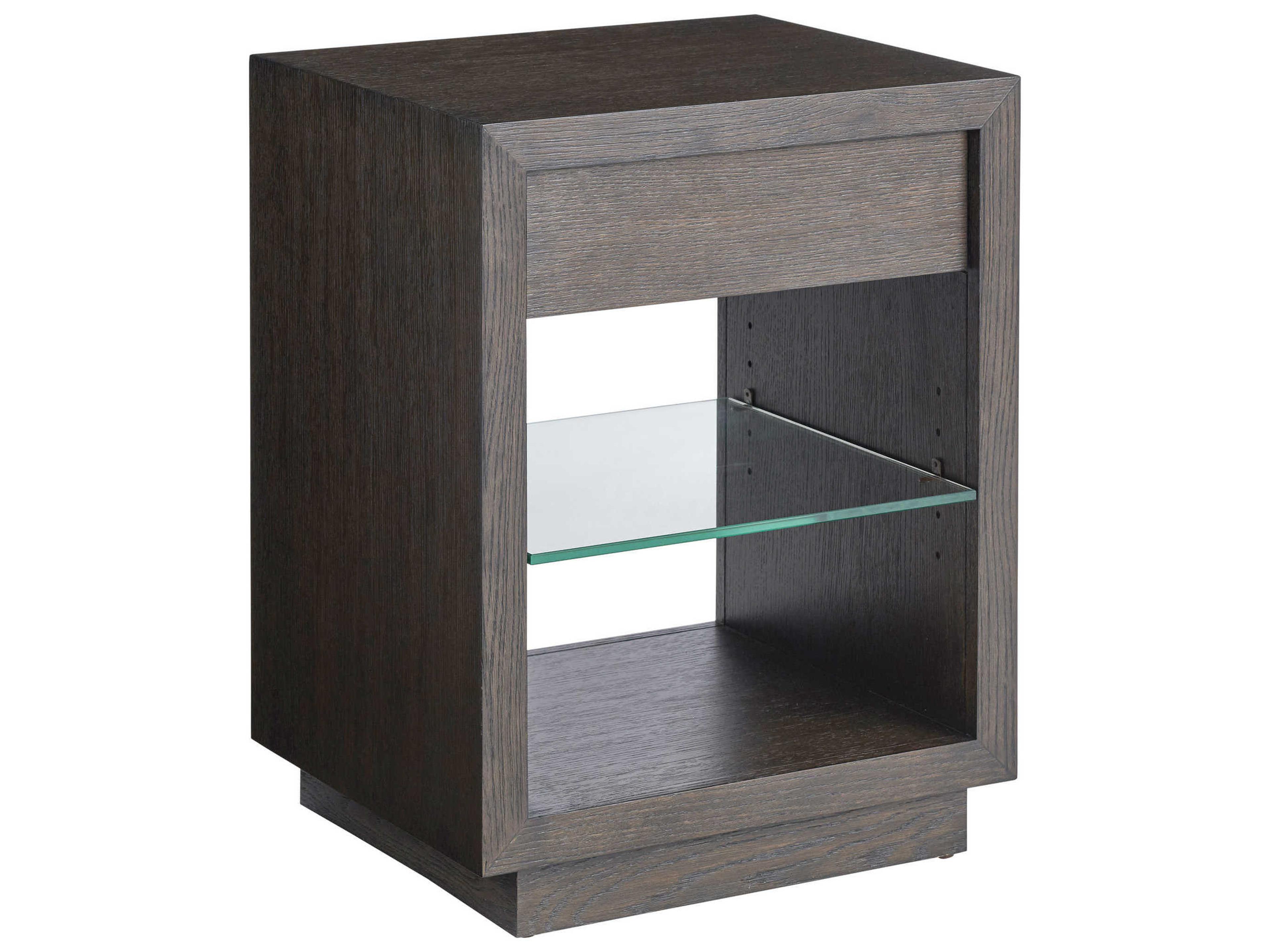 Park City Creek 1-Drawer Brown Nightstand