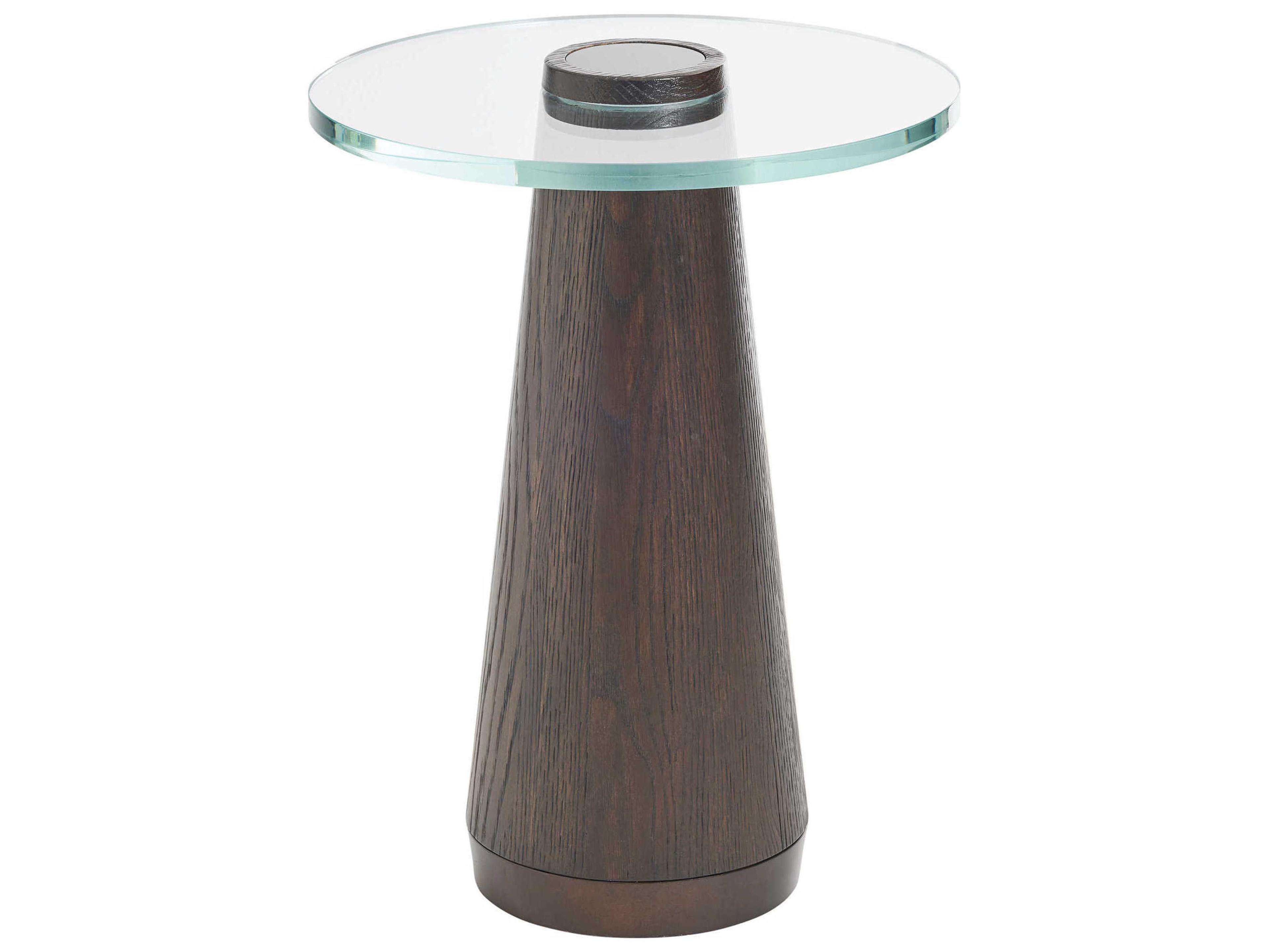 Park City Apex Round Glass End Table