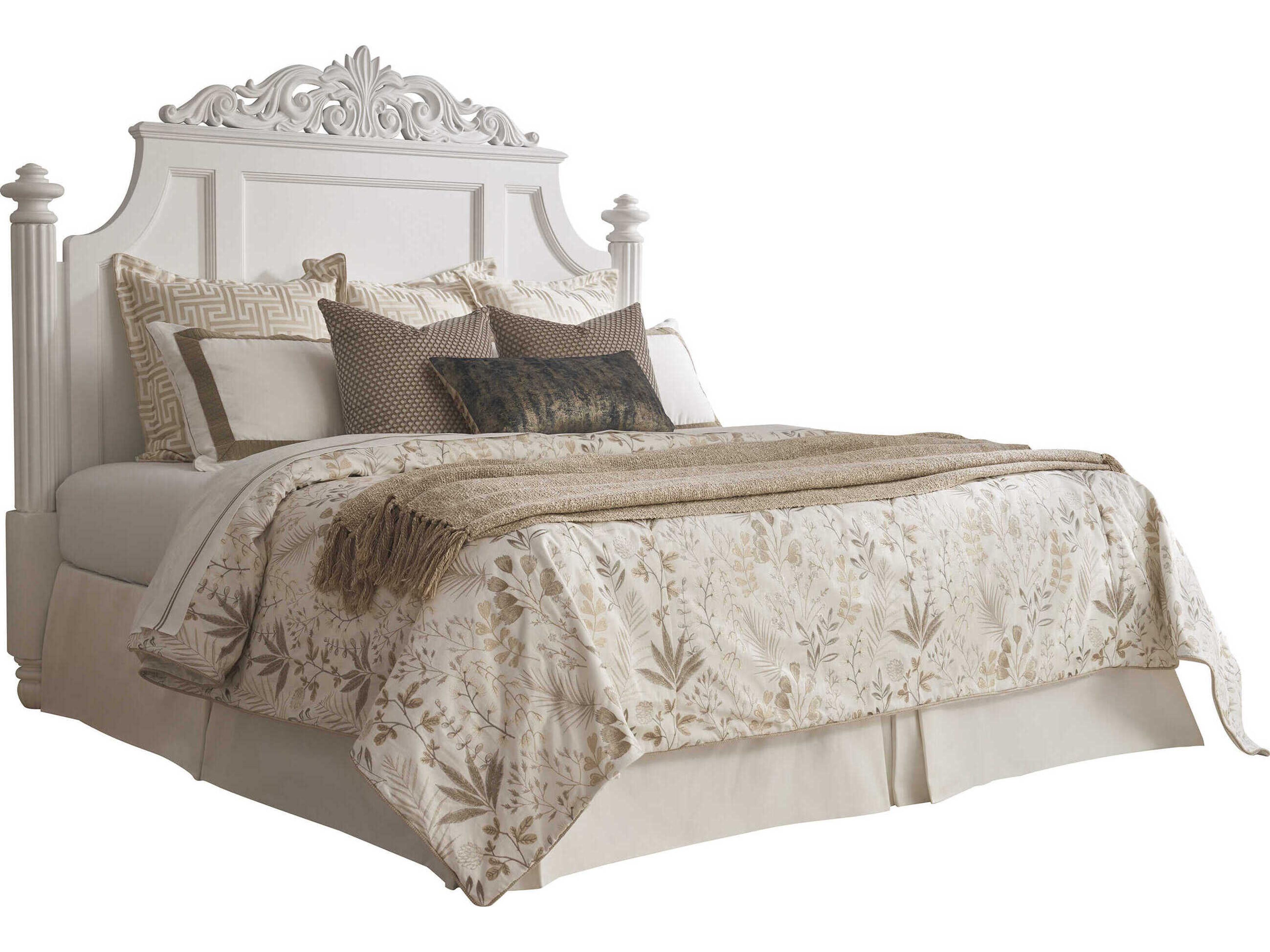 Villa Blanca Santorini Mallet White California King Headboard
