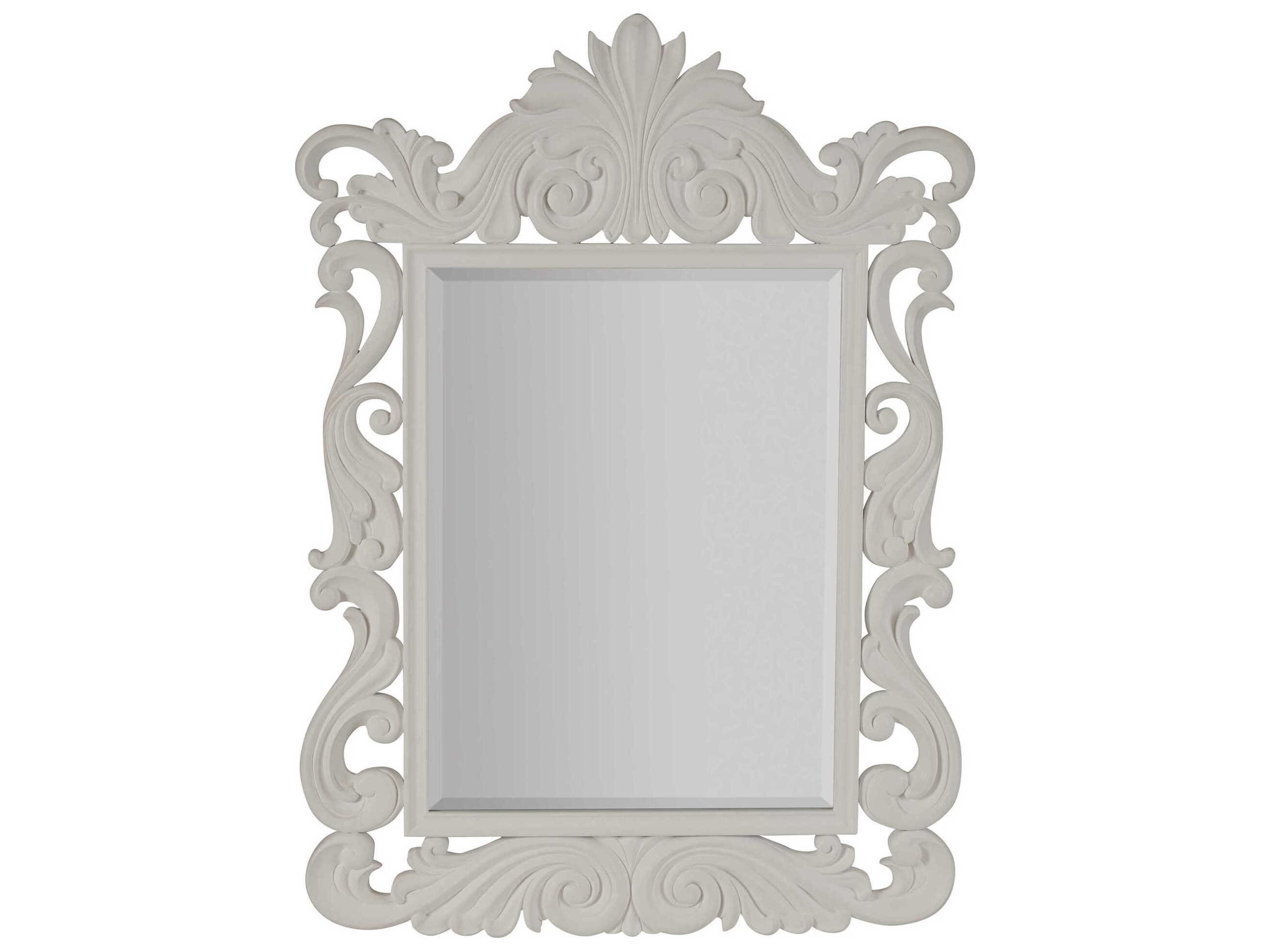 Villa Blanca Mallet White Aries Wall Mirror