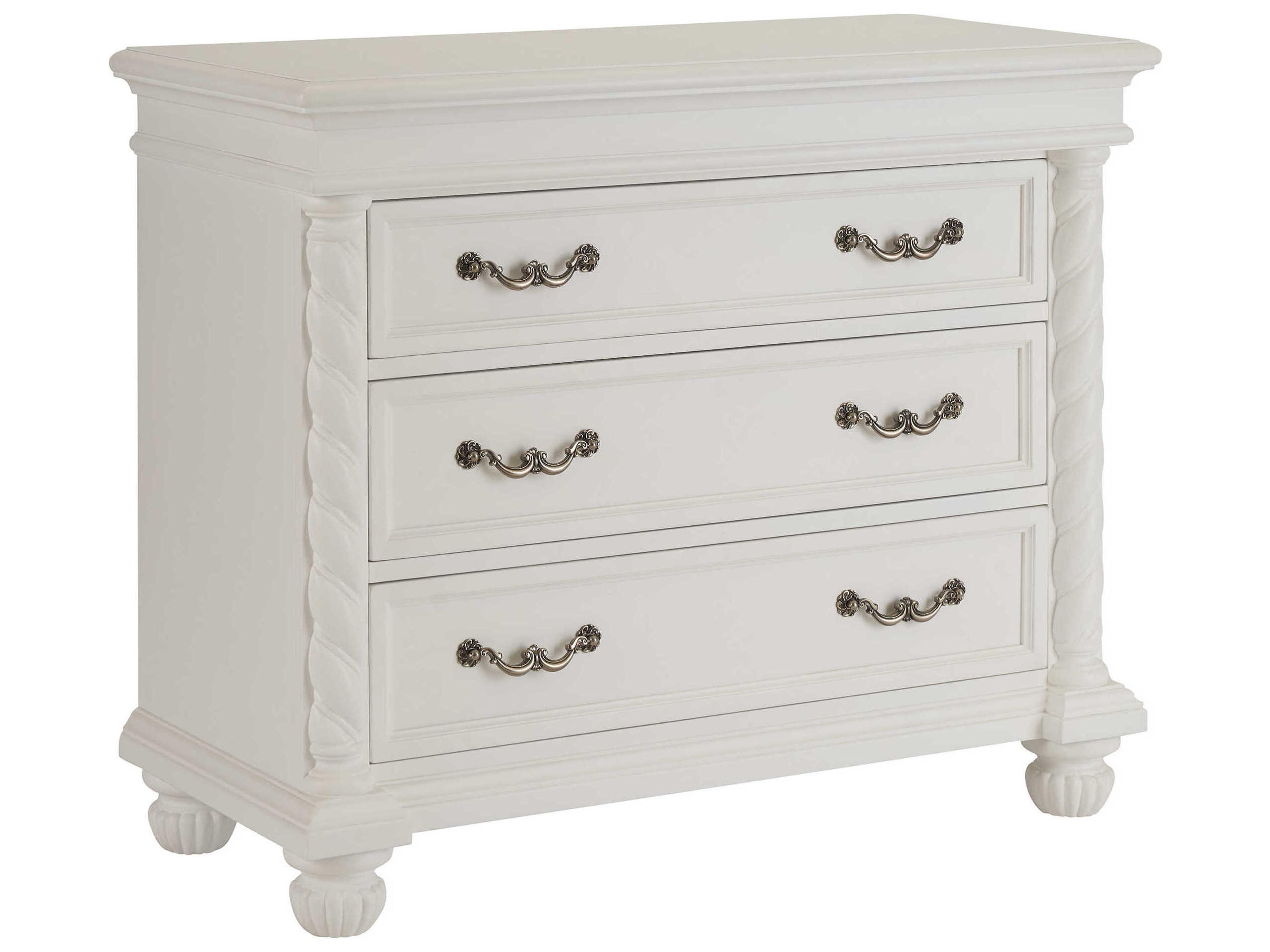 Villa Blanca 3-Drawers Barletta Bachelors Chest Nightstand