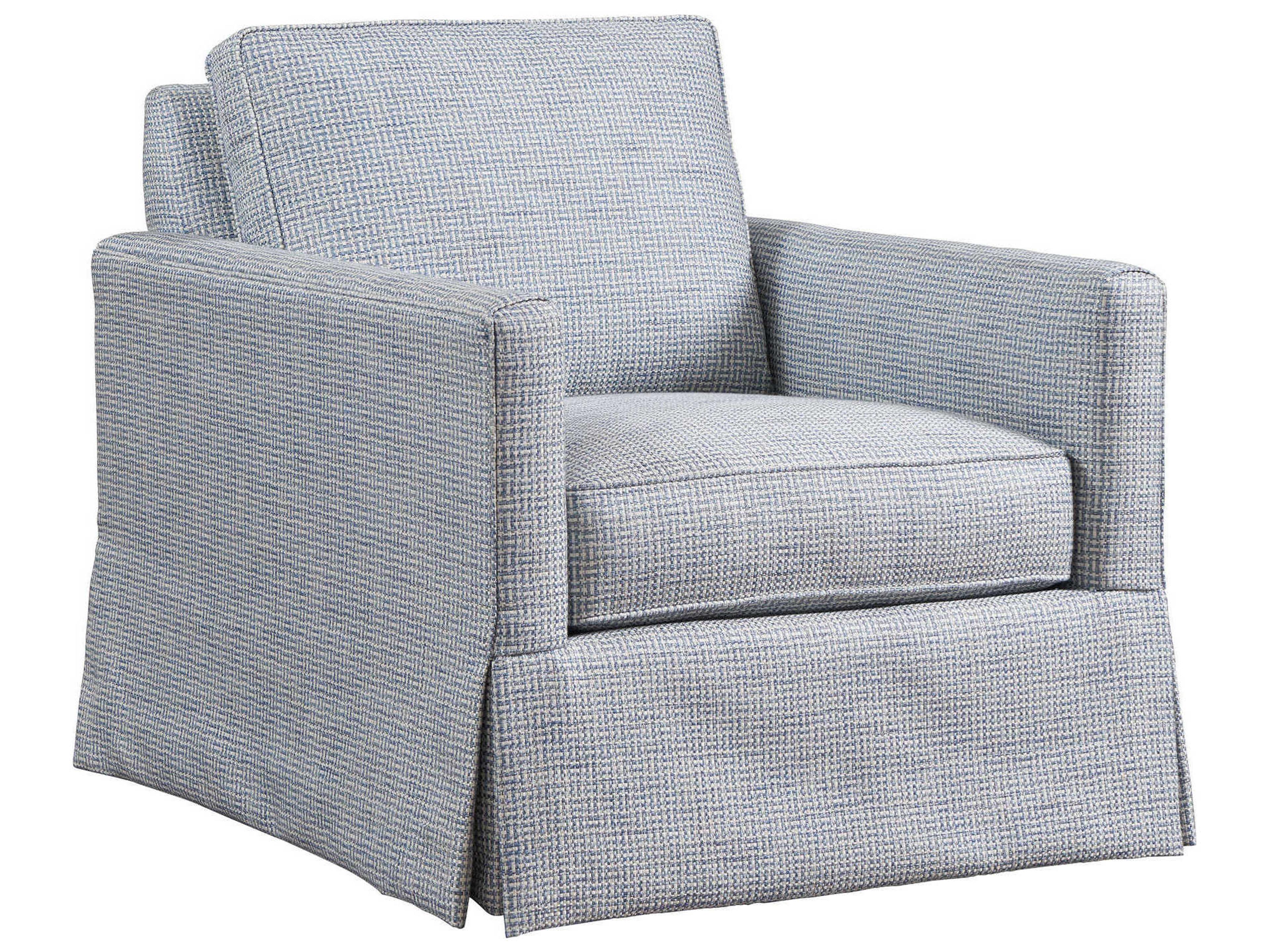 Upholstery Beach Club Fabric Blue Accent Chair