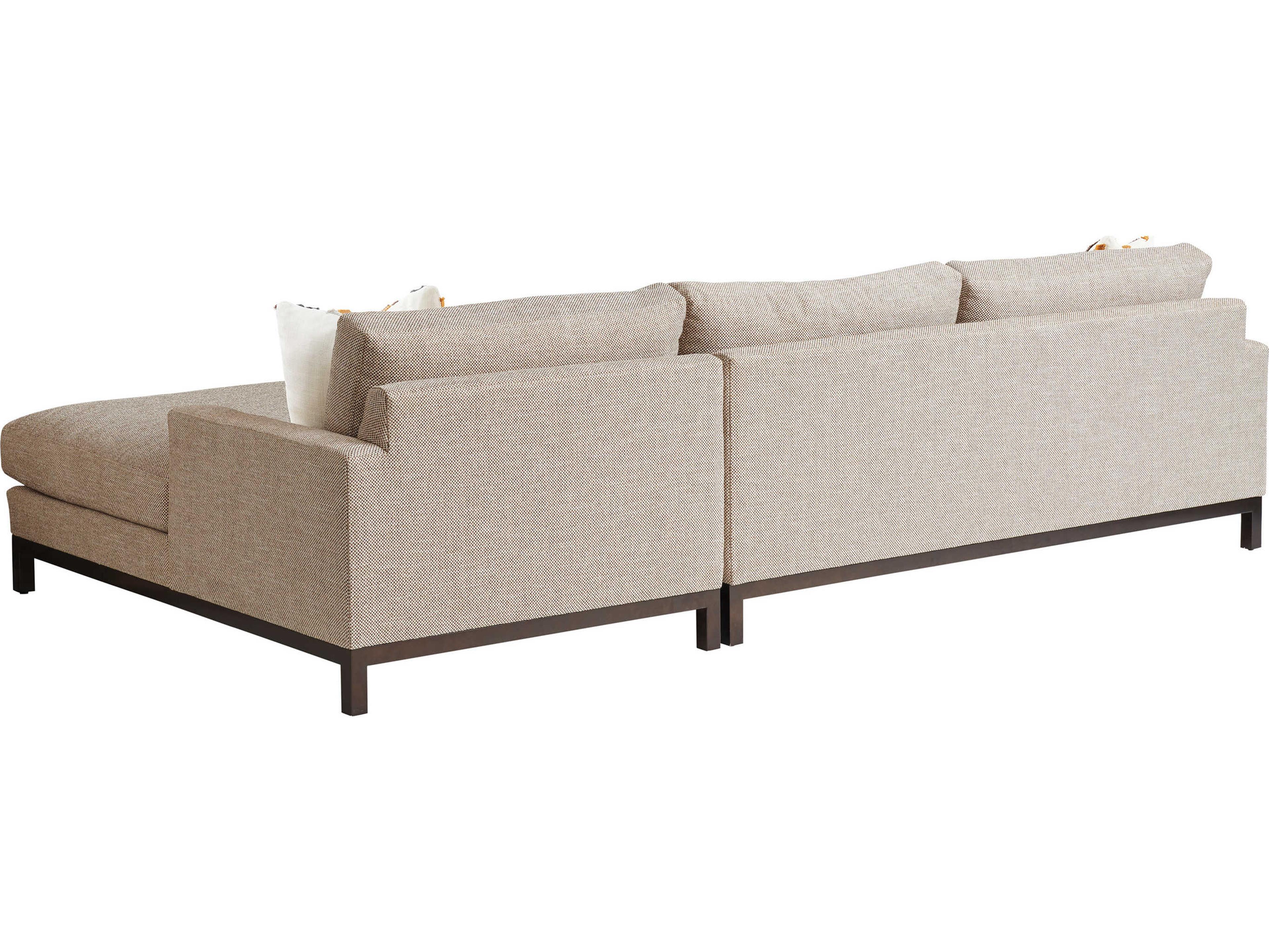 Barclay Butera Upholstery Horizon Cream Upholstered Sectional Sofa