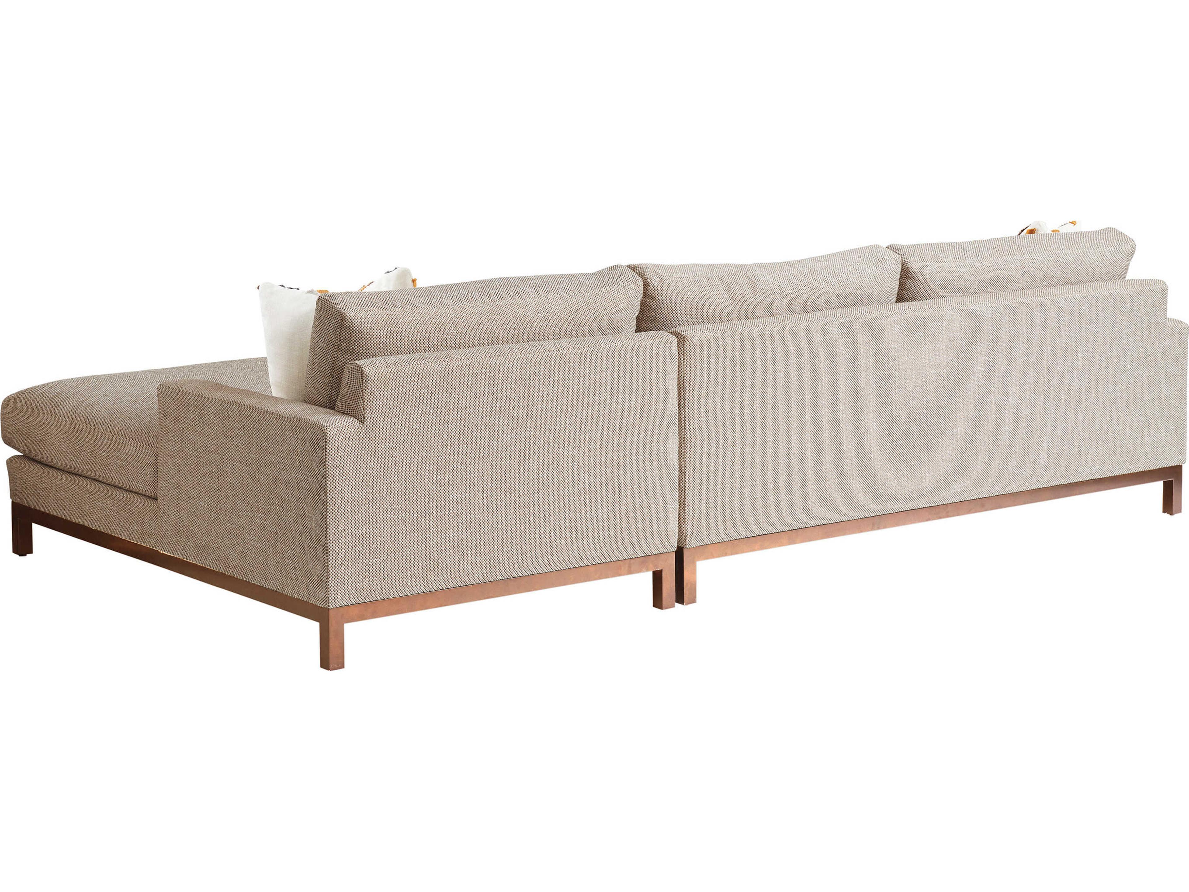 Barclay Butera Upholstery Horizon Cream Upholstered Sectional Sofa