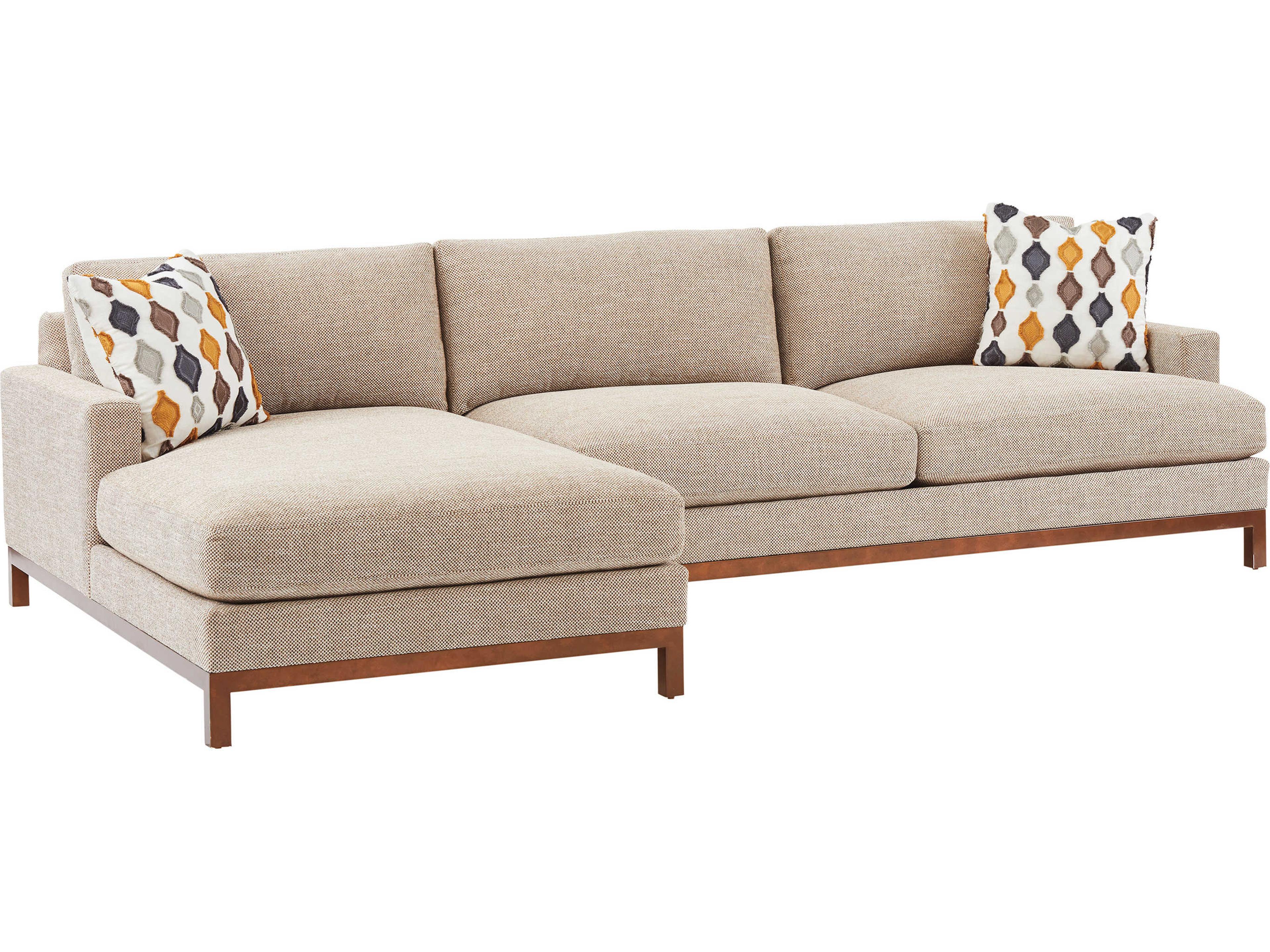 Upholstery Horizon Cream Upholstered Sectional Sofa