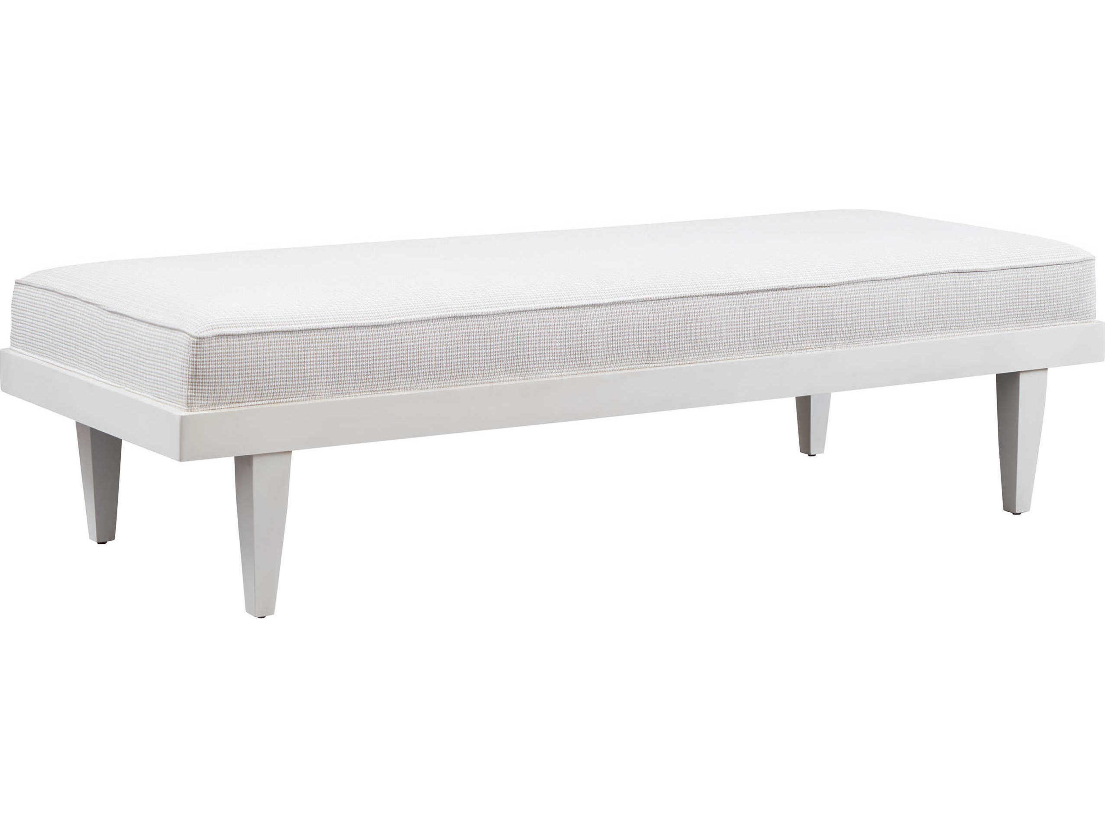 Upholstery Lagunita White Upholstered Accent Bench