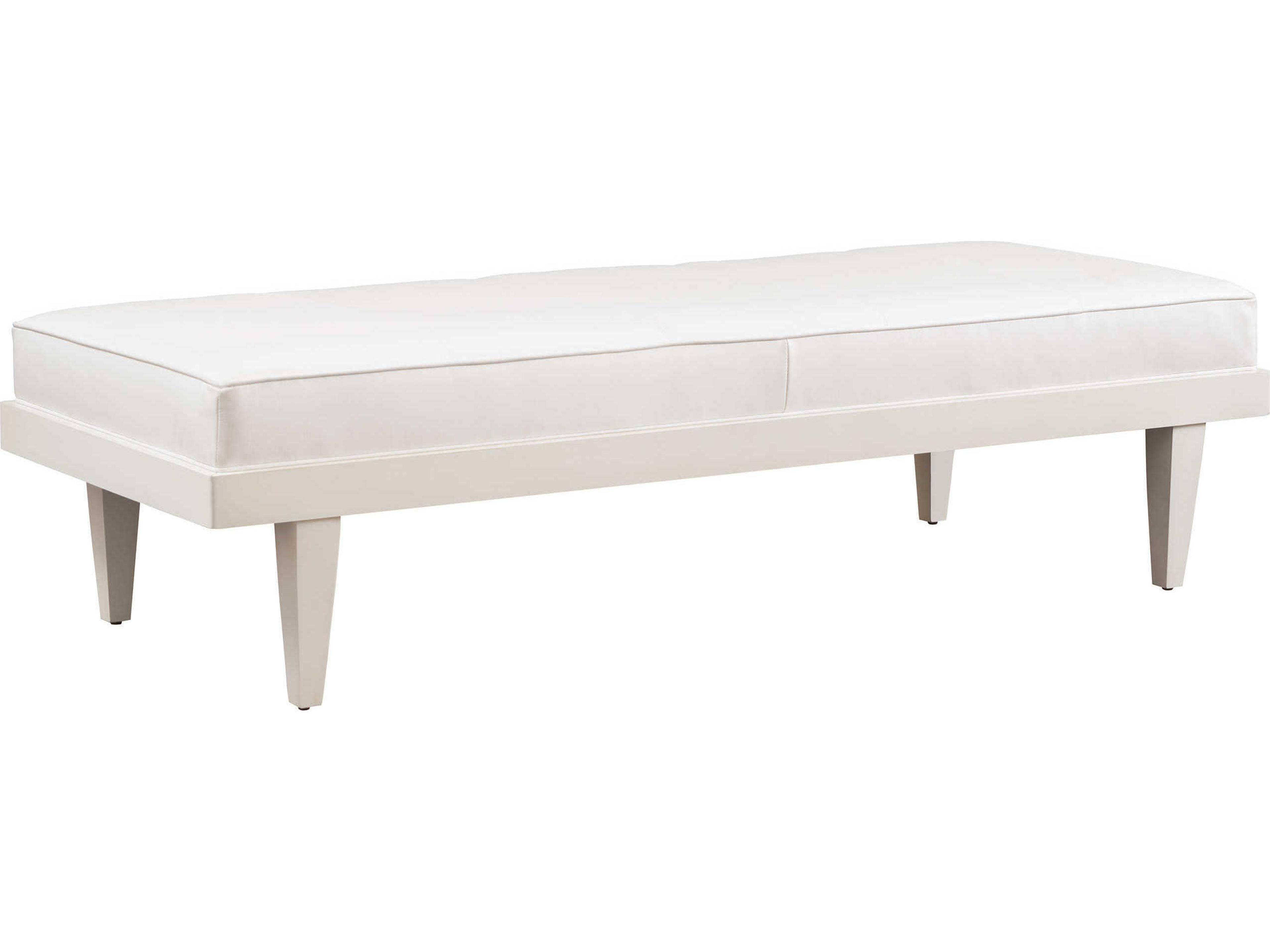 Upholstery Lagunita White Upholstered Accent Bench