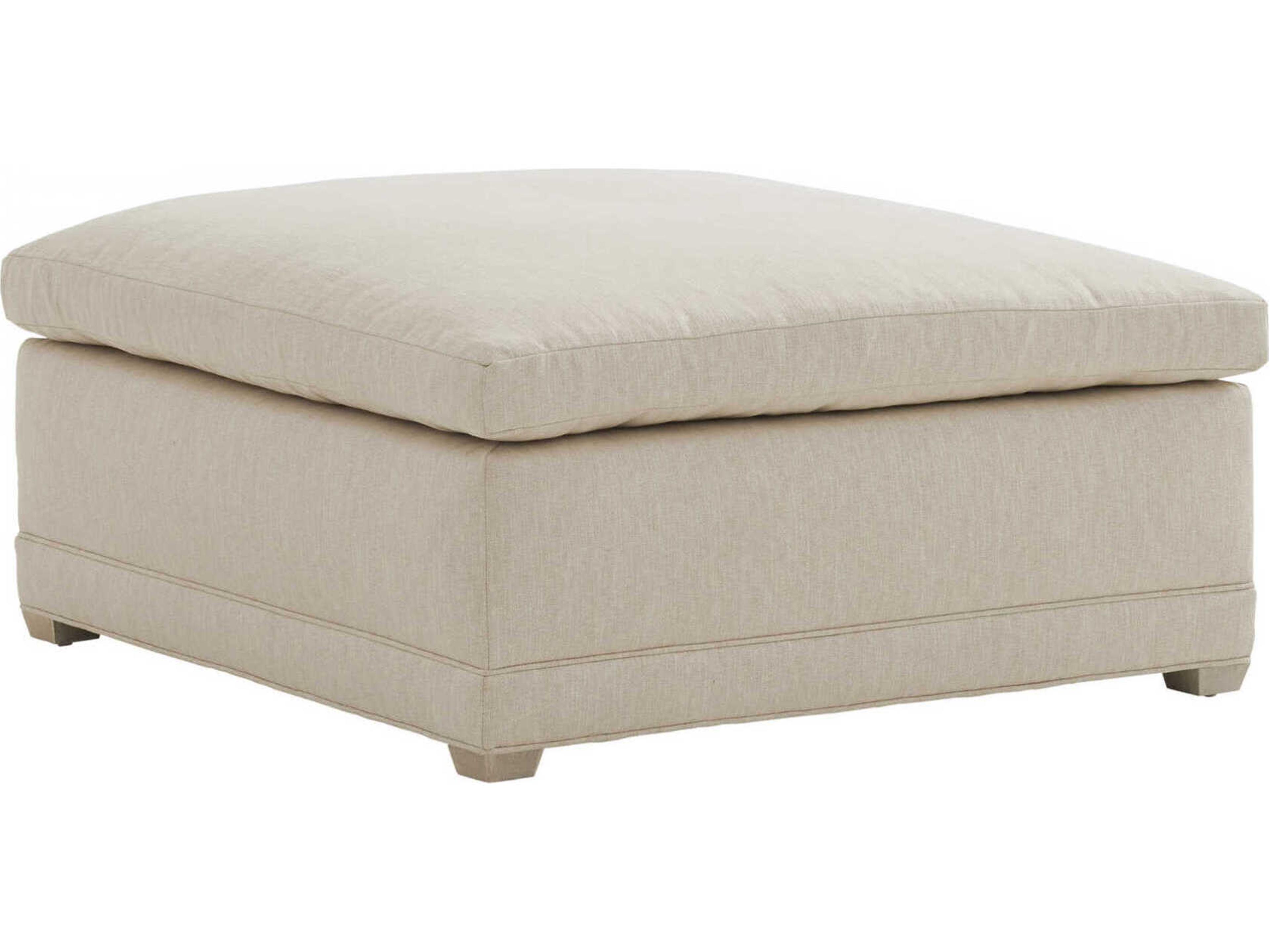 Upholstery Colony Shell Upholstered Ottoman