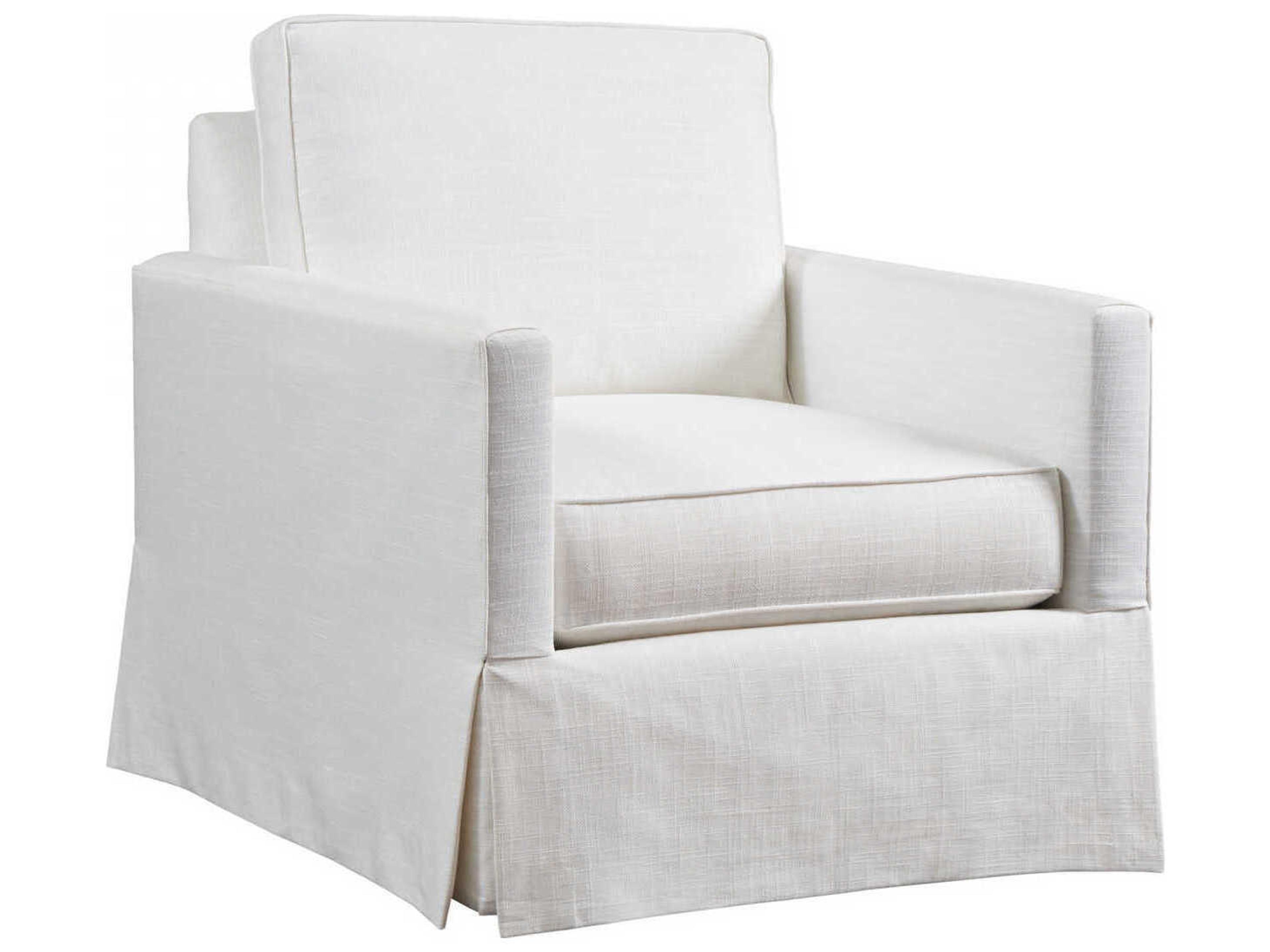 Barclay Butera Upholstery Beach Club Fabric Swivel Accent Chair