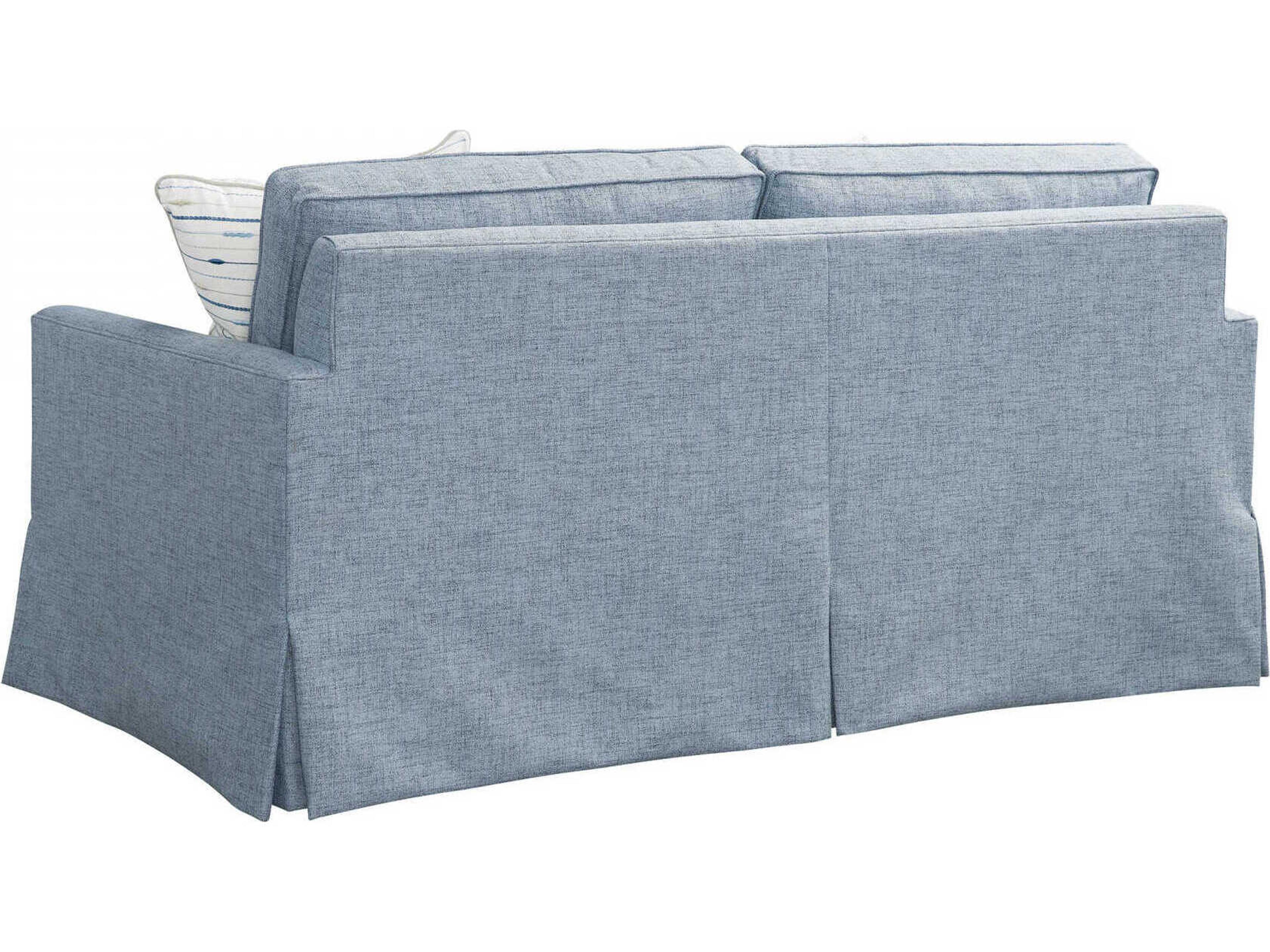 Barclay Butera Upholstery Sandpiper Apartment Upholstered Fabric Loveseat Sofa