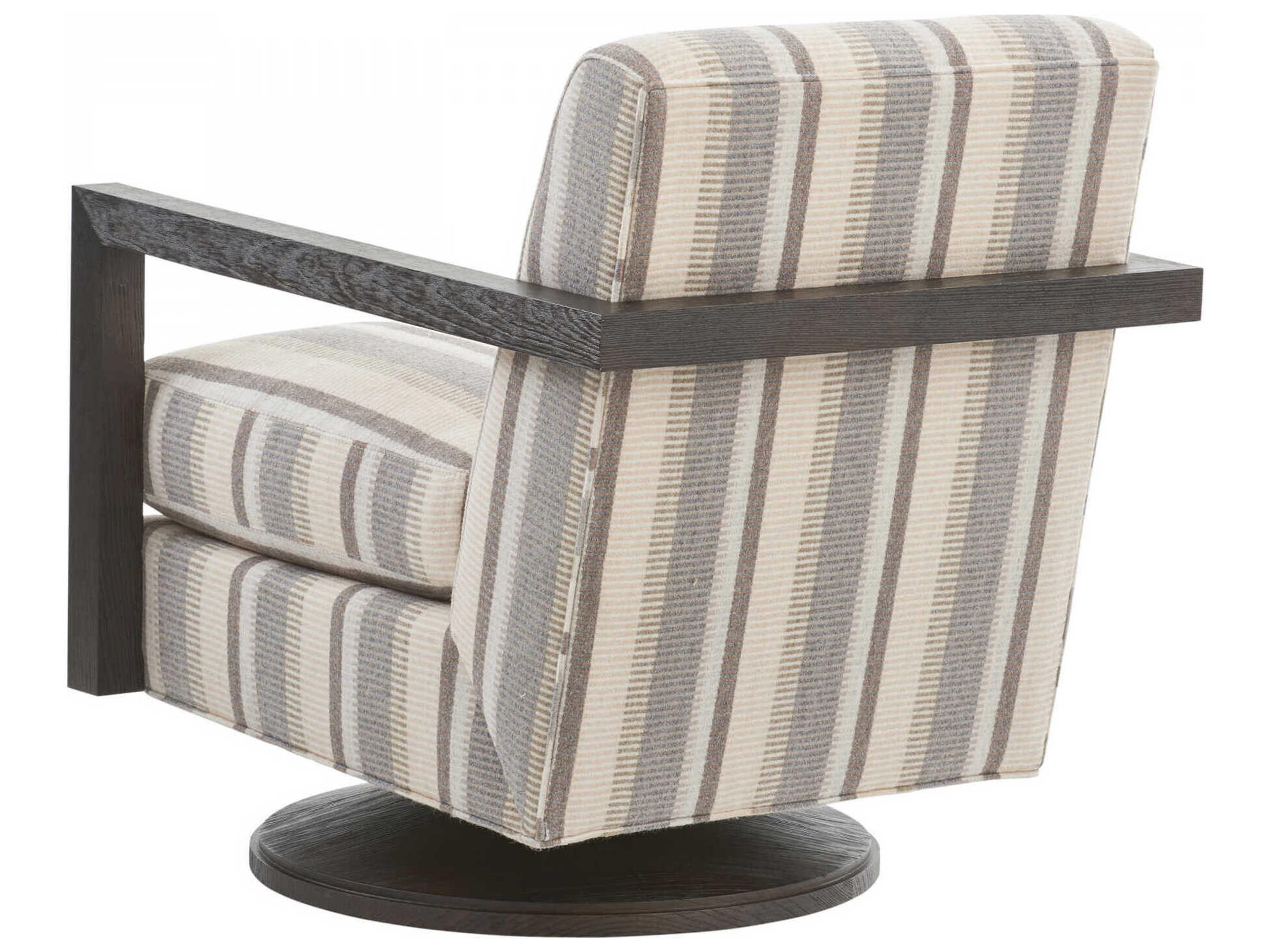 Barclay Butera Upholstery Willa Swivel Fabric Accent Chair