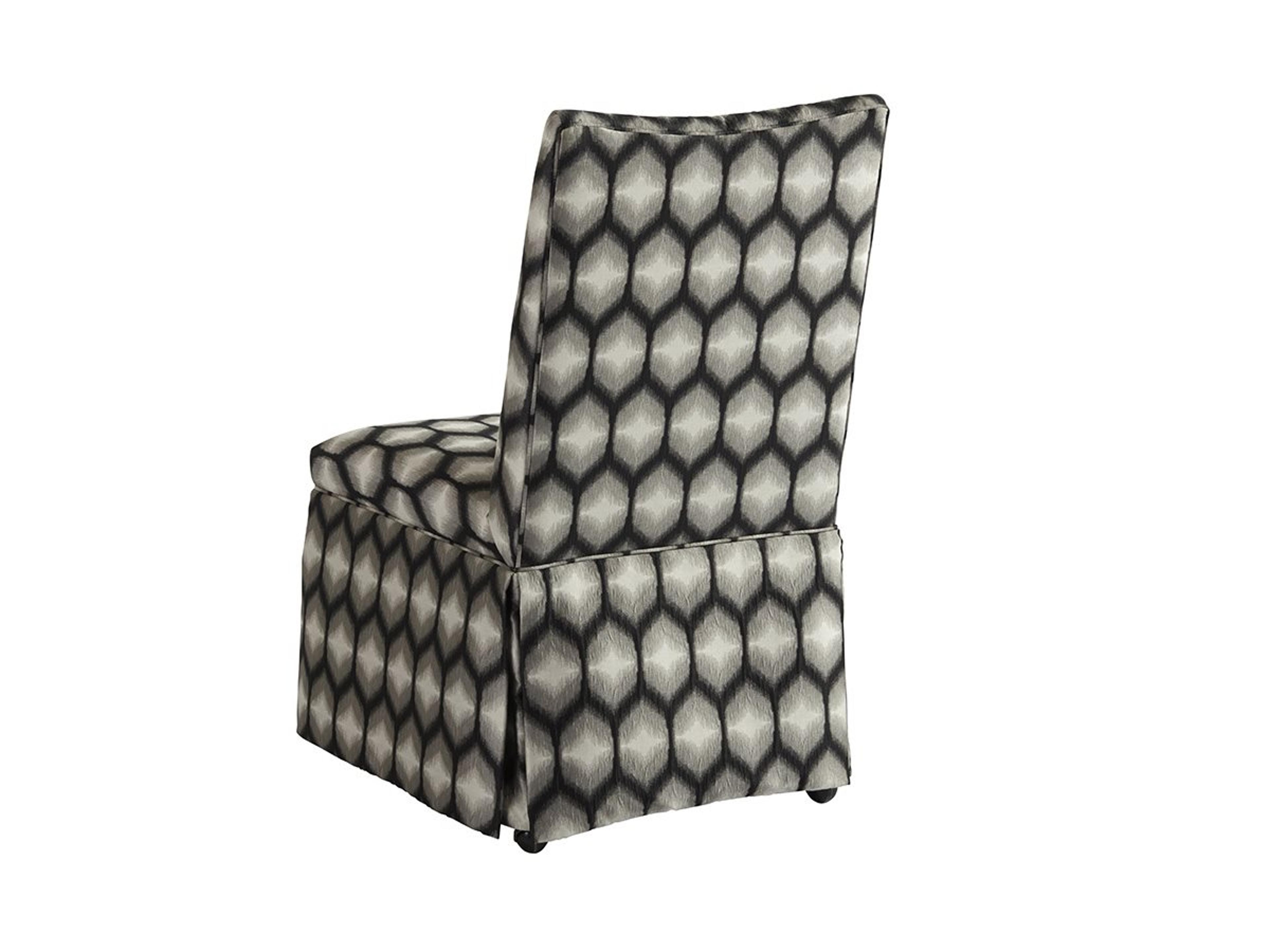 Barclay Butera Upholstery Mackenzie Black Upholstered Side Dining Chair