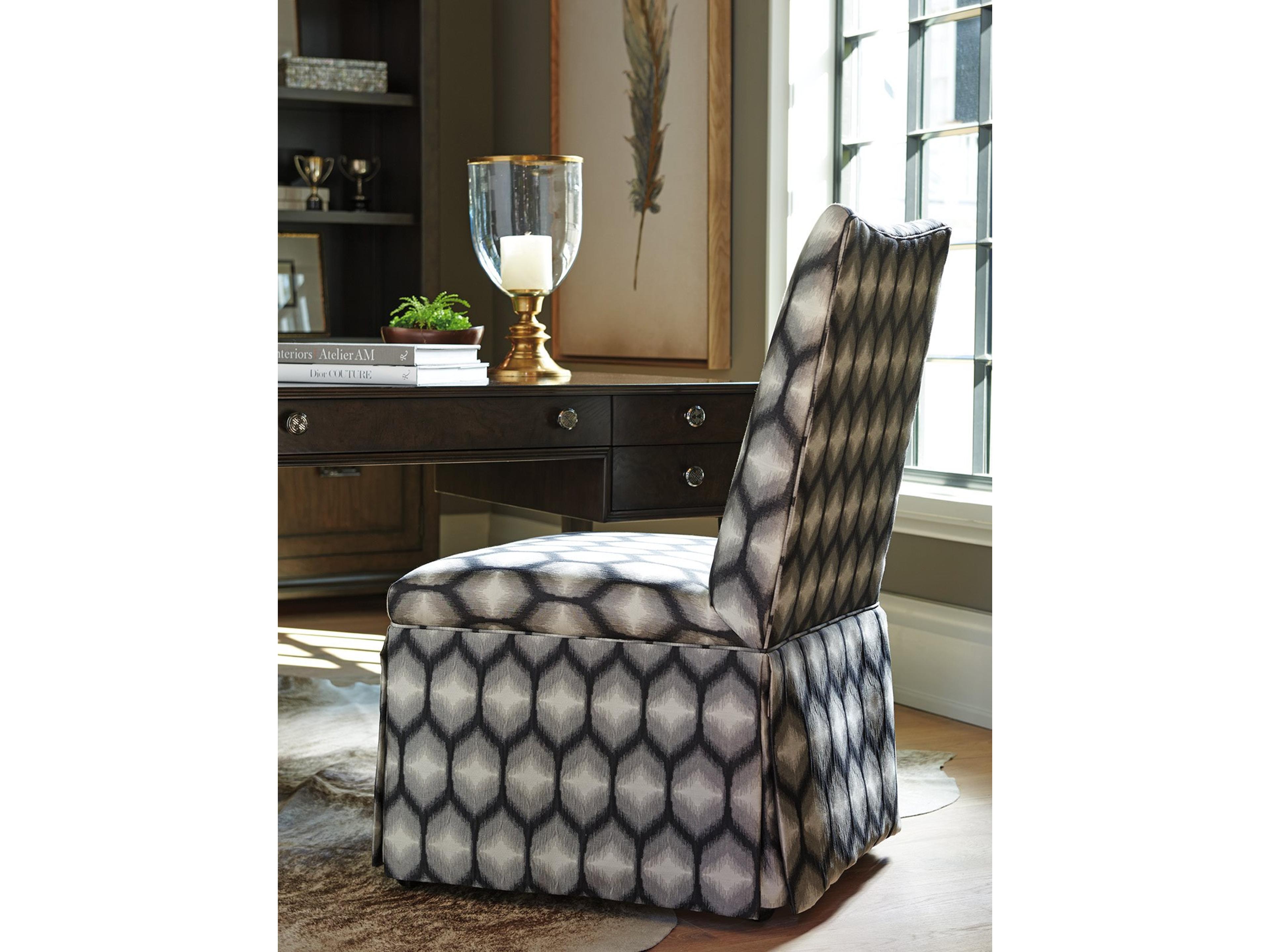 Barclay Butera Upholstery Mackenzie Black Upholstered Side Dining Chair