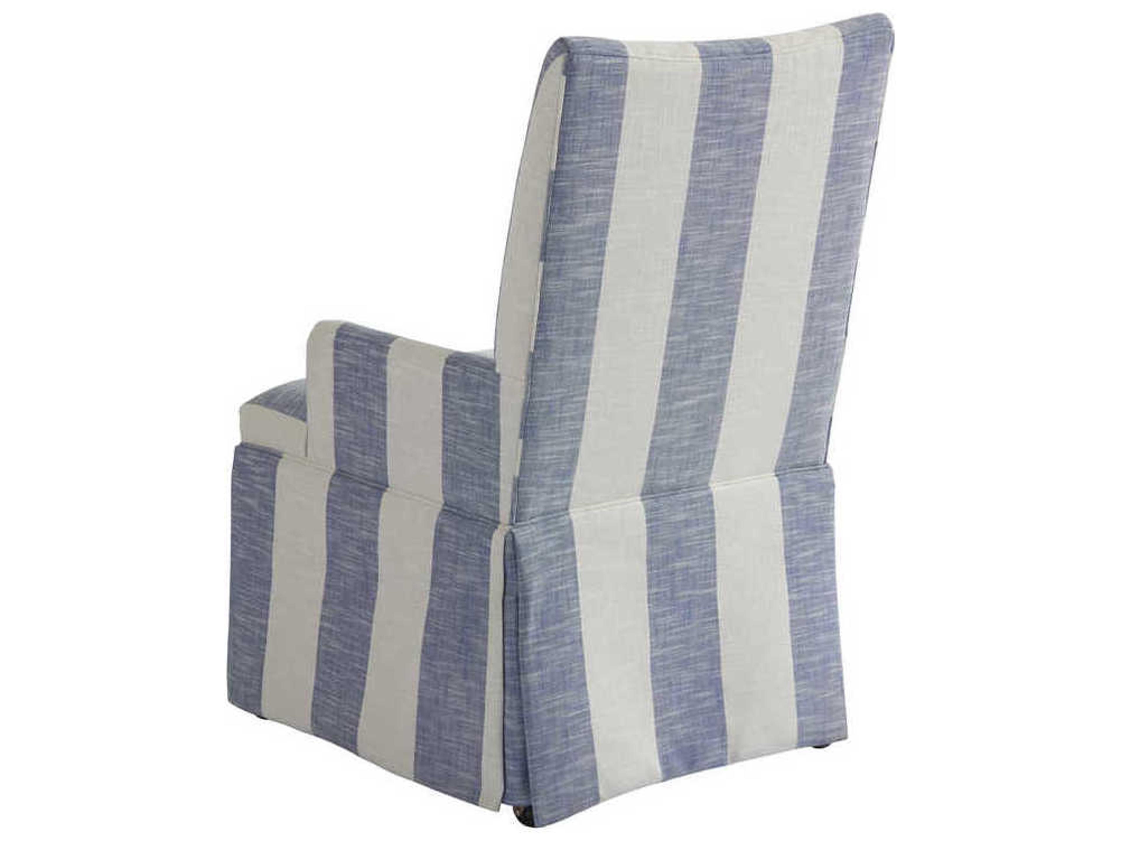 Barclay Butera Upholstery Mackenzie Beige Upholstered Arm Dining Chair