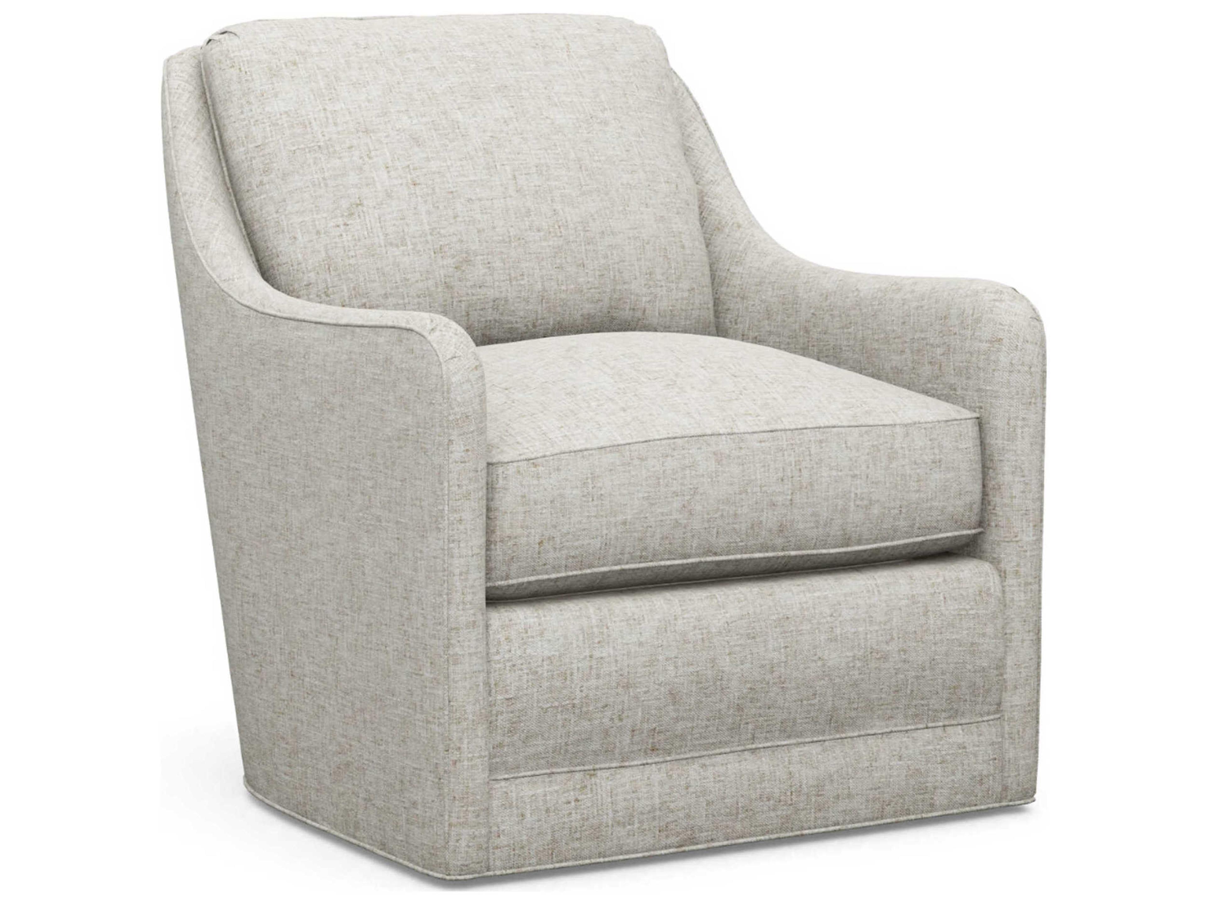 Upholstery Swivel Gray Accent Chair