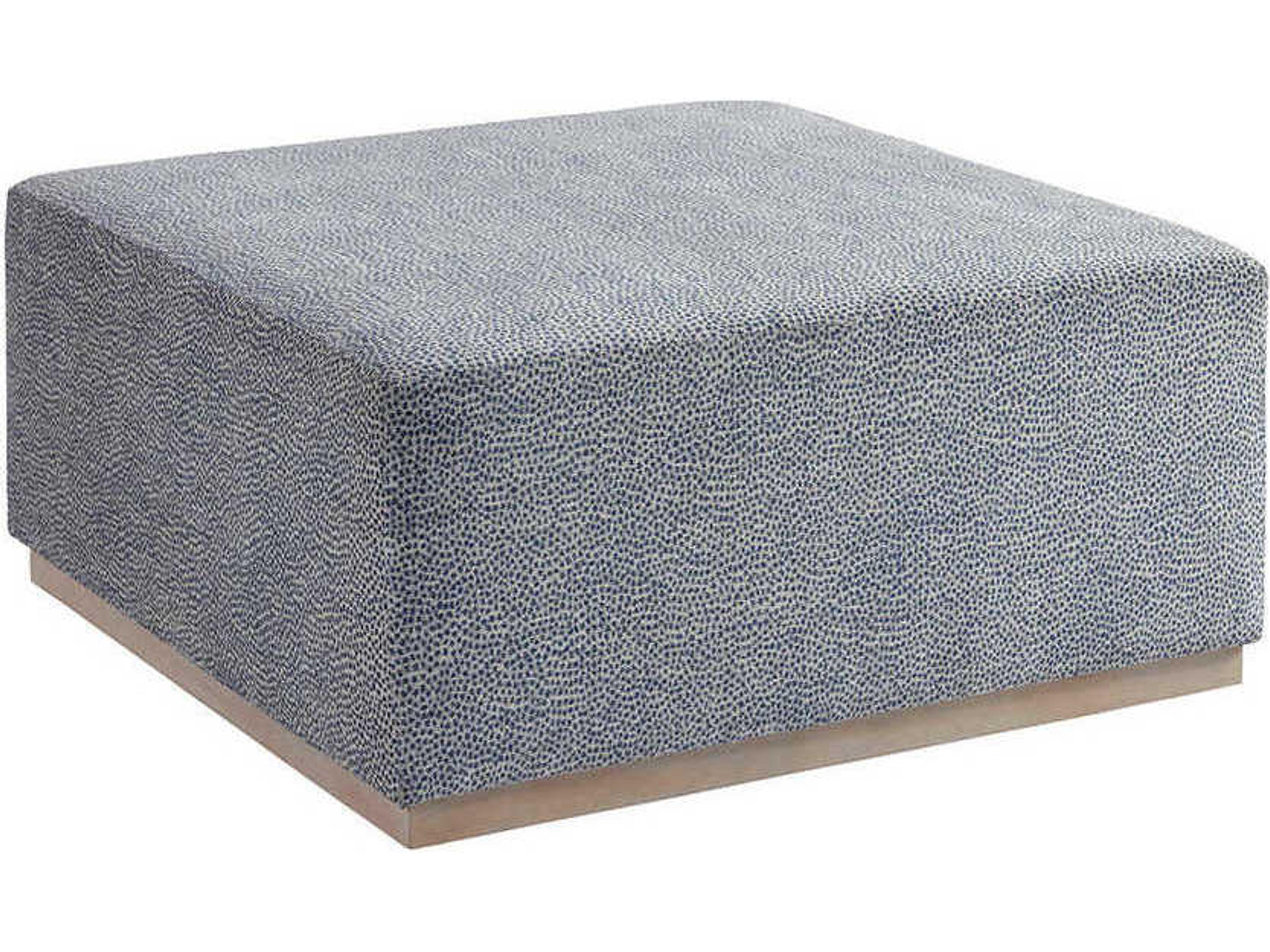 Upholstery Clayton Cocktail Gray Upholstered Ottoman