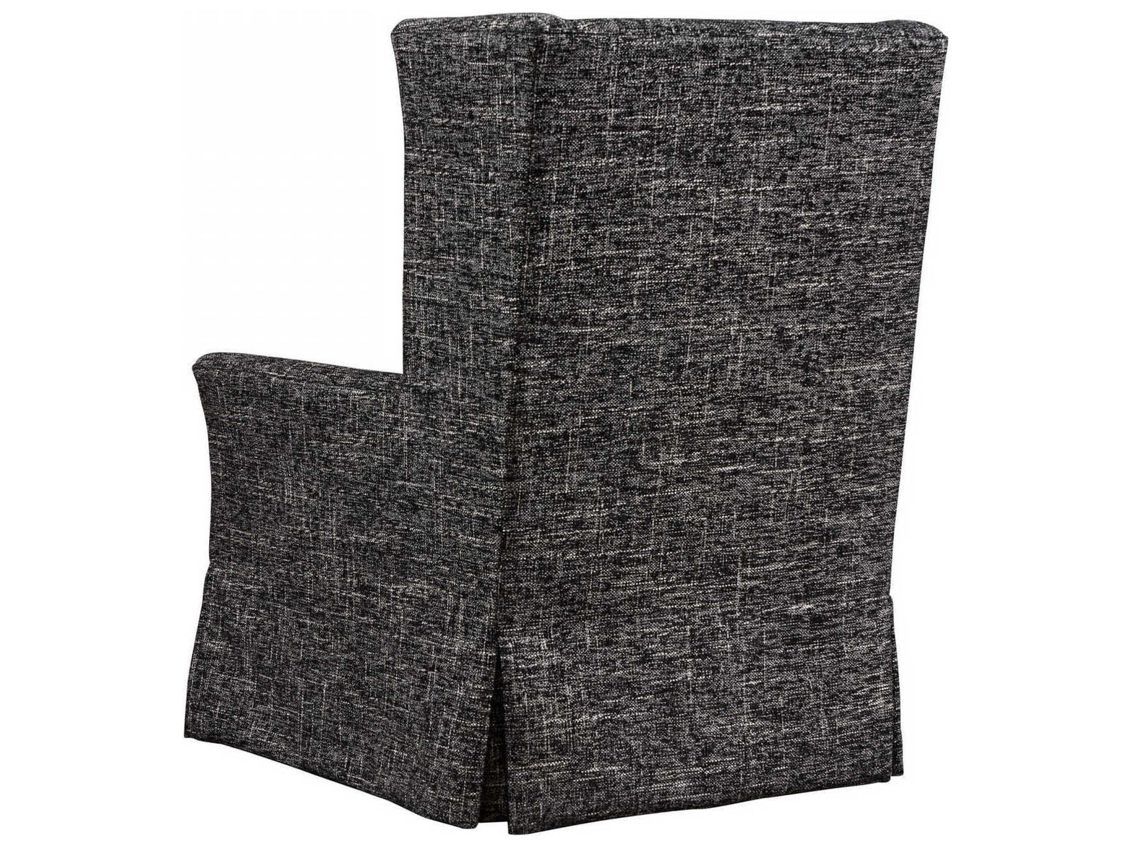 Barclay Butera Upholstery El Moro Swivel Fabric Accent Chair