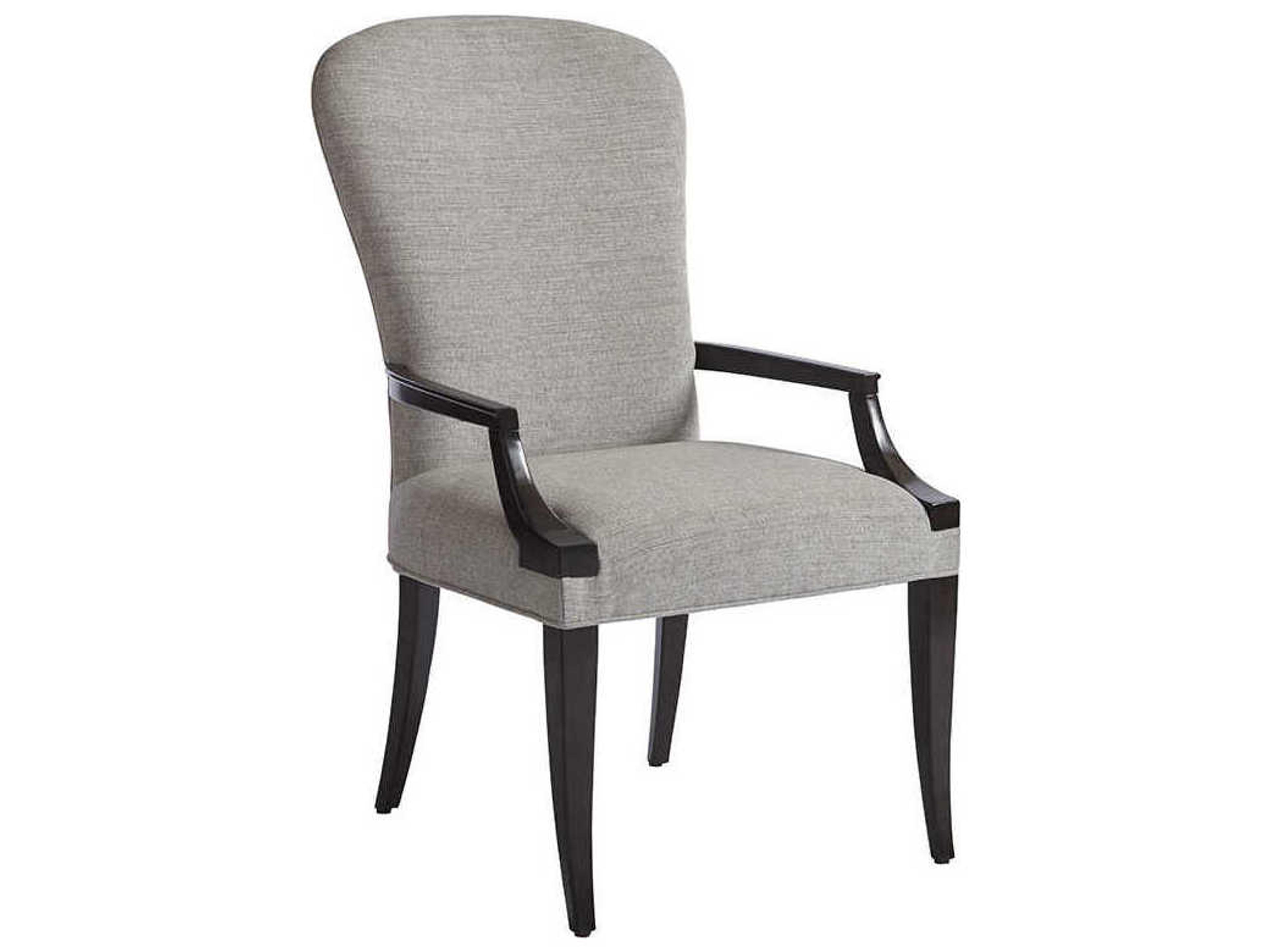 Brentwood Schuler Brown Upholstered Arm Dining Chair