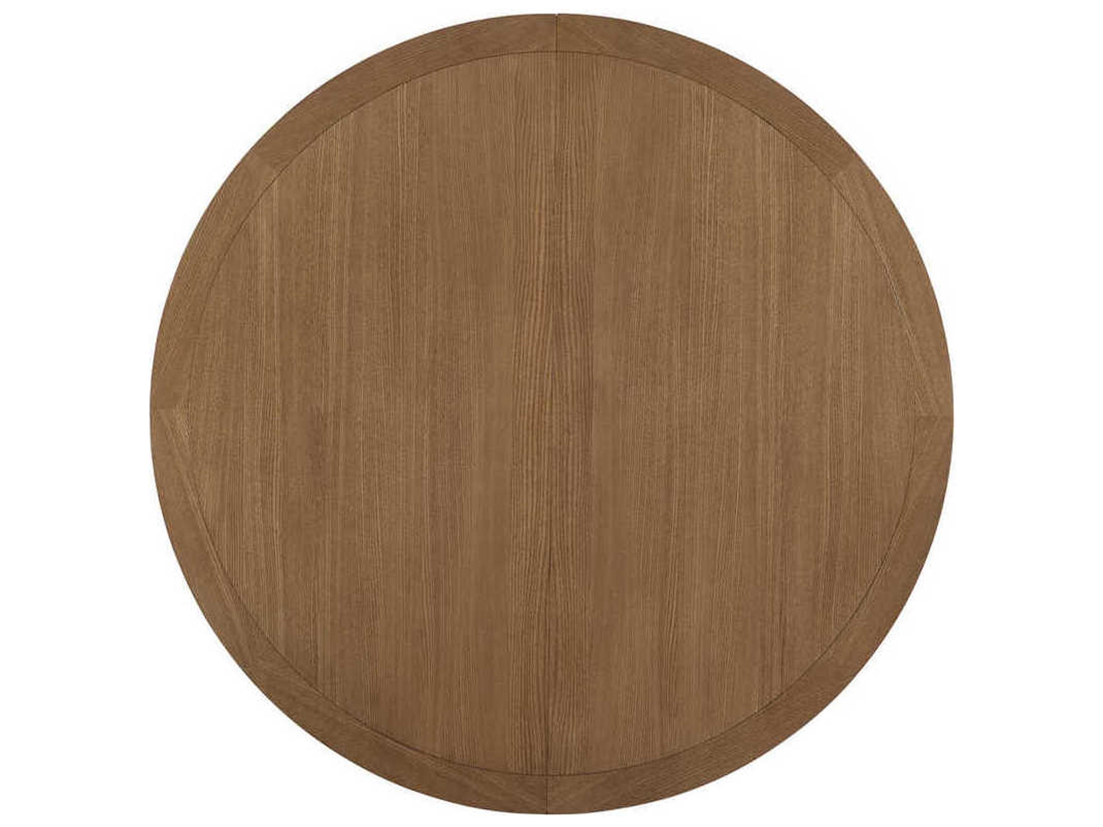 Barclay Butera Newport Magnolia Round Wood Sandstone Dining Table